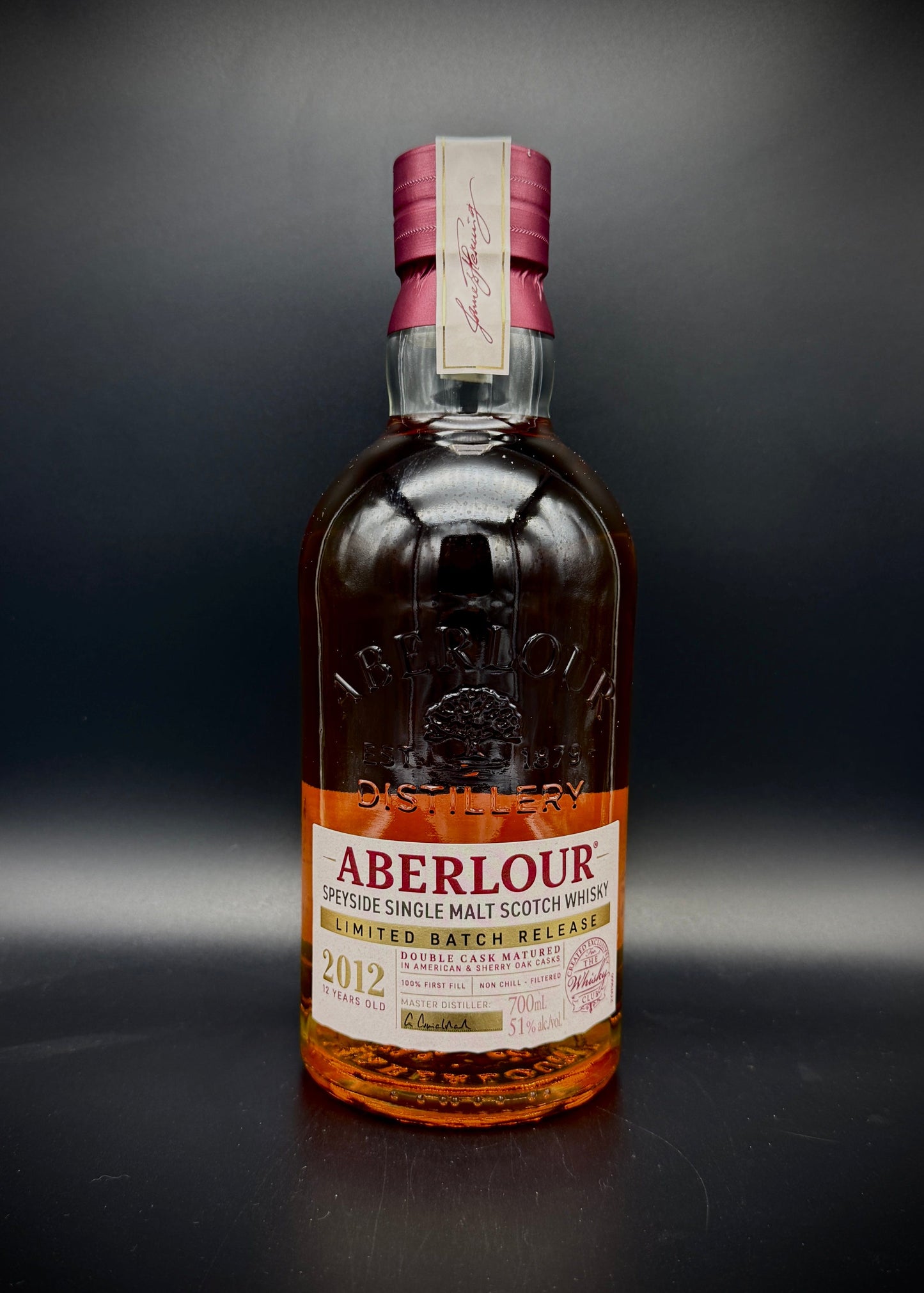Horny Pony Aberlour 12y/o 2012 Vintage 100% First Fill Casks T.W.C. Exclusive 51%ABV 30ml