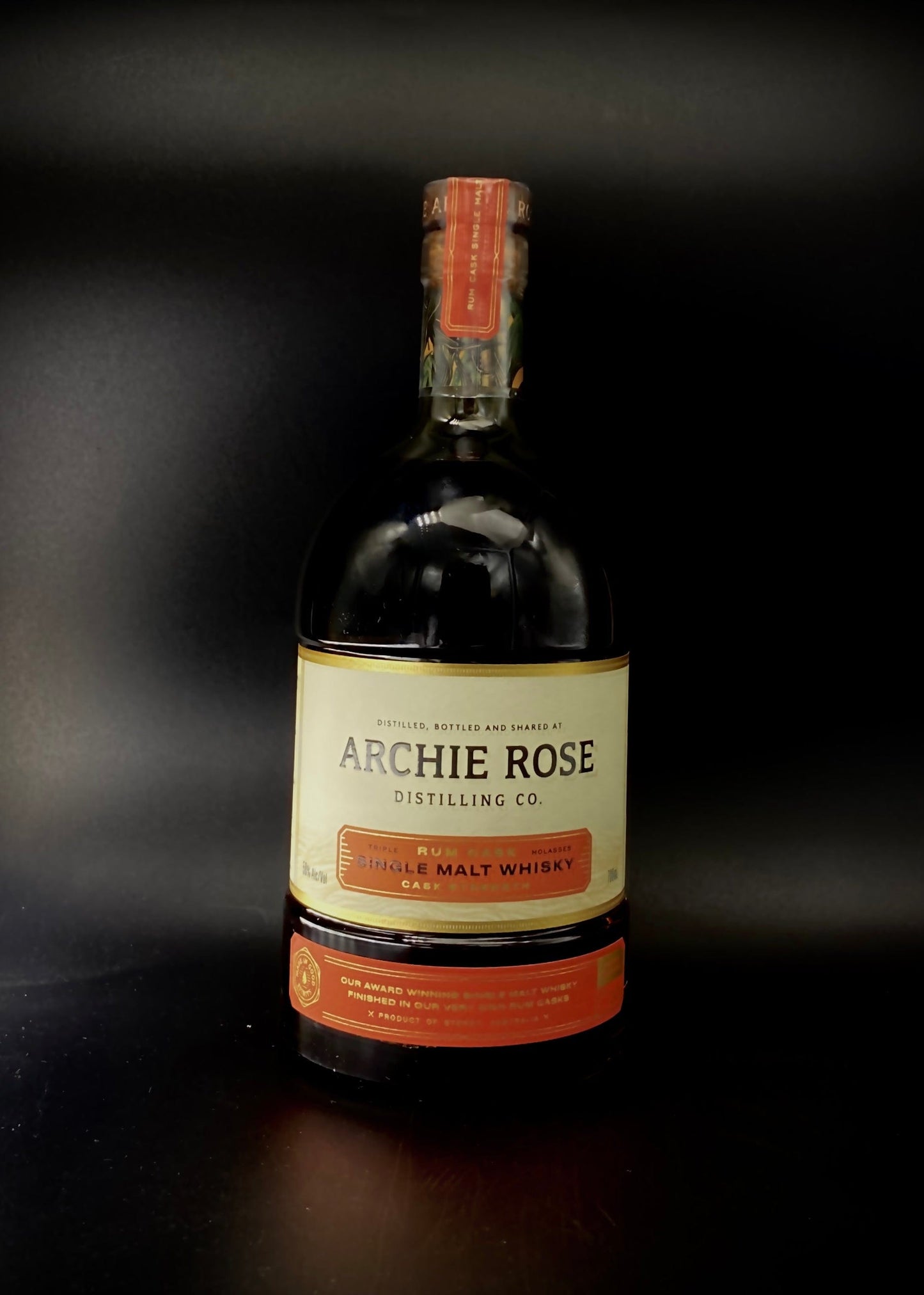 Horny Pony Archie Rose Rum Cask Single Malt Whisky 58%ABV 30ml