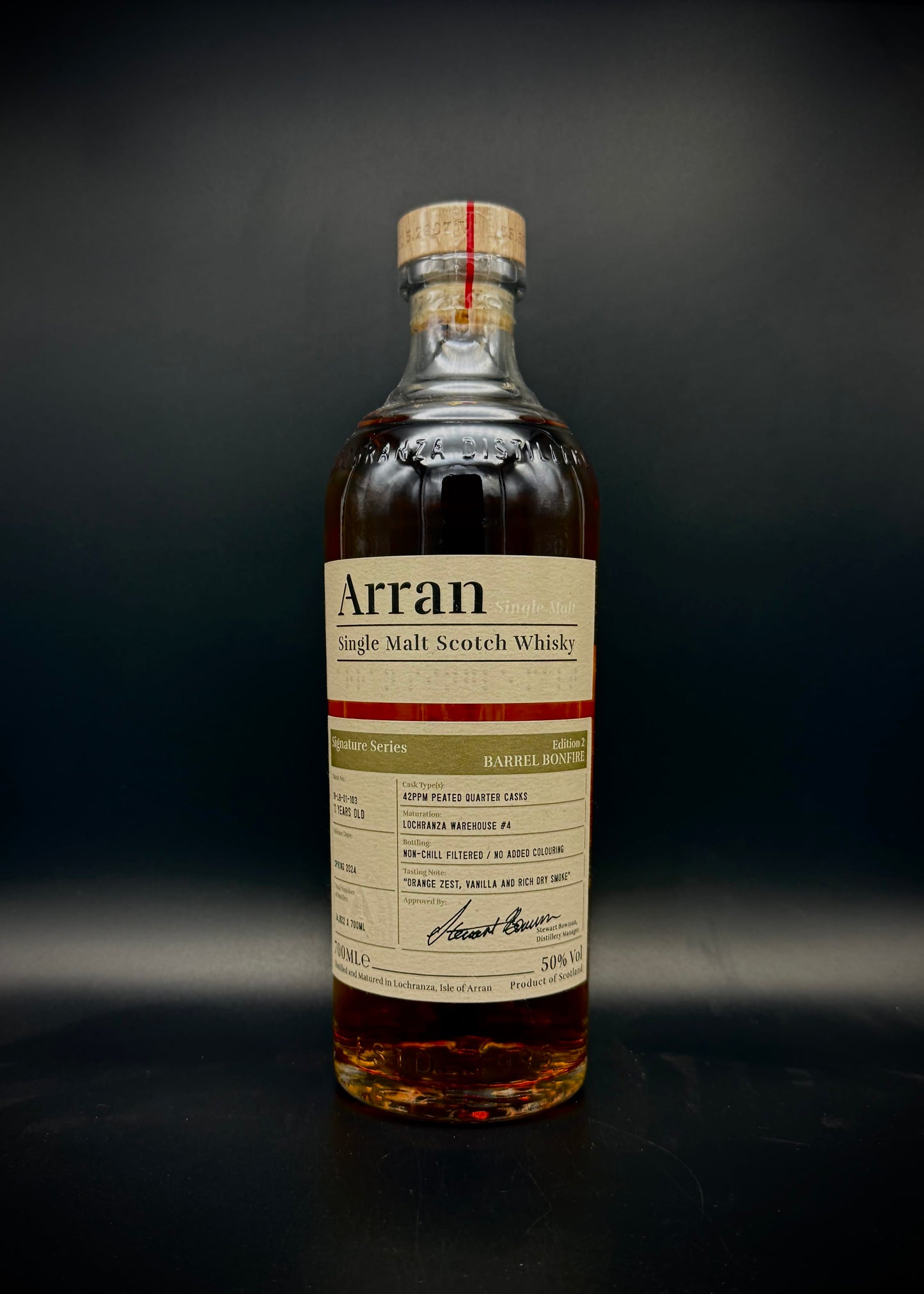 Horny Pony Arran Signature Series Vol. 2 'Barrel Bonfire' 50%ABV 30ml