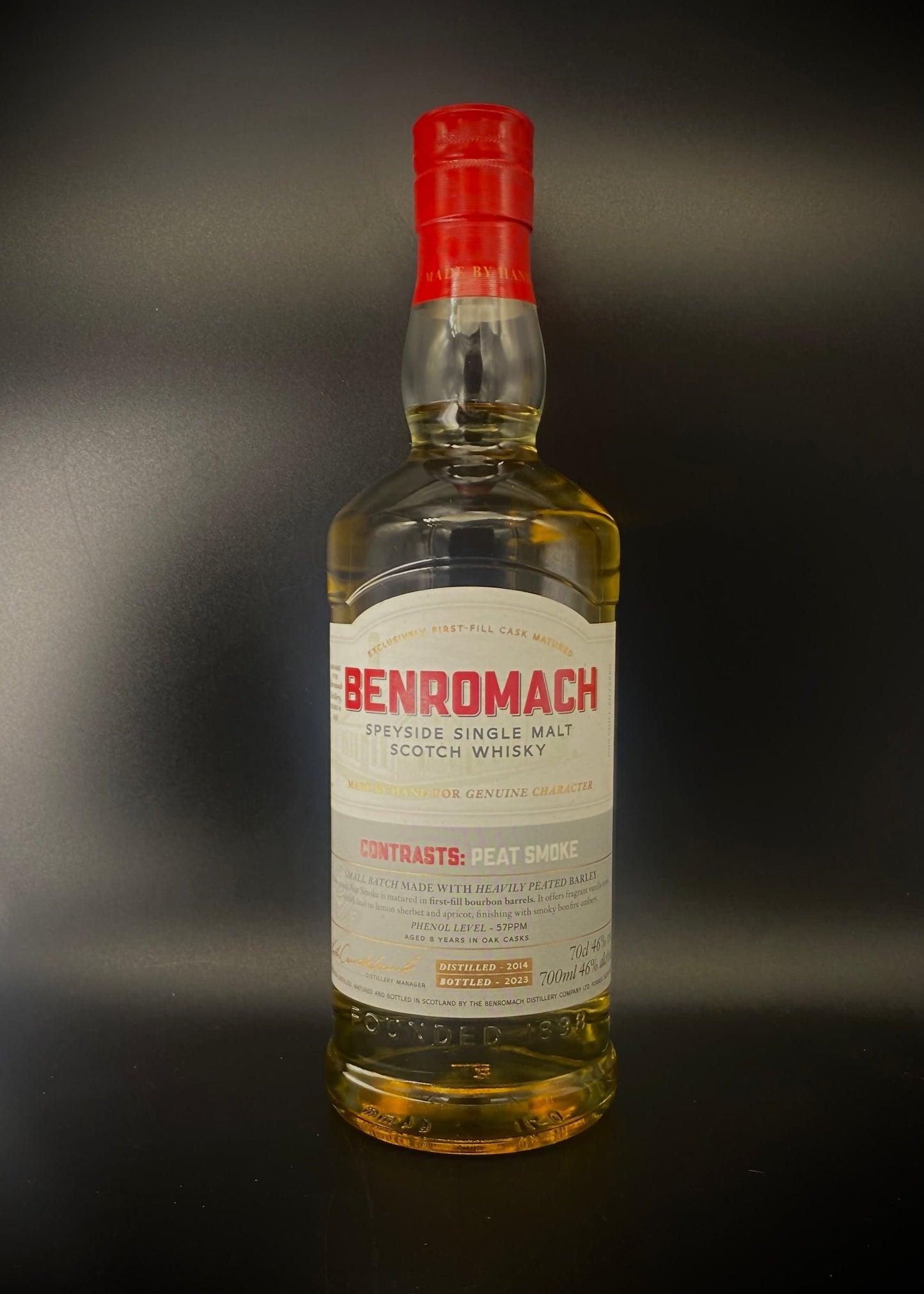 Horny Pony Benromach Contrasts Peat Smoke 46%ABV 30ml