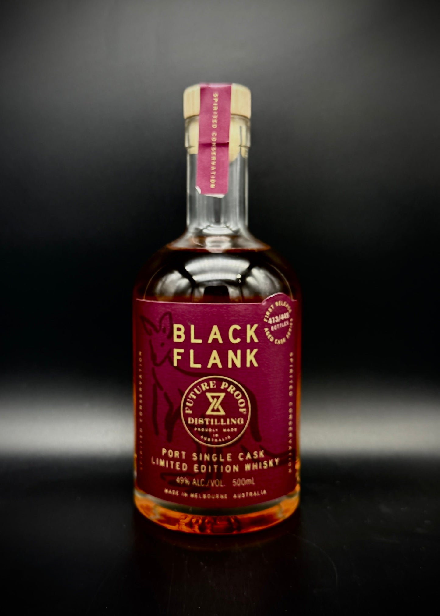 Horny Pony Black Flank Port Single Cask Future Proof Distilling 49%ABV 30ml