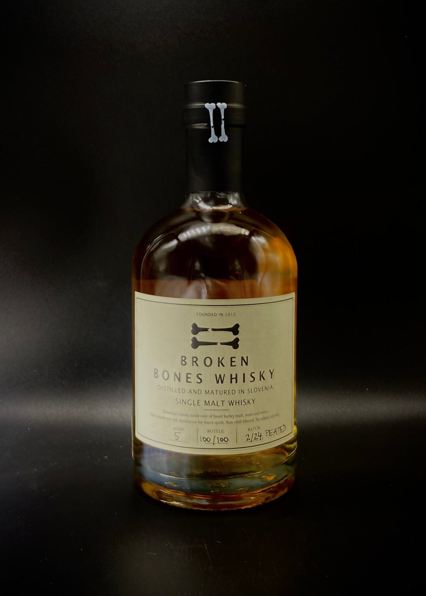 Horny Pony Broken Bones 5y/o Peated Slovene Whisky 46%ABV 30ml