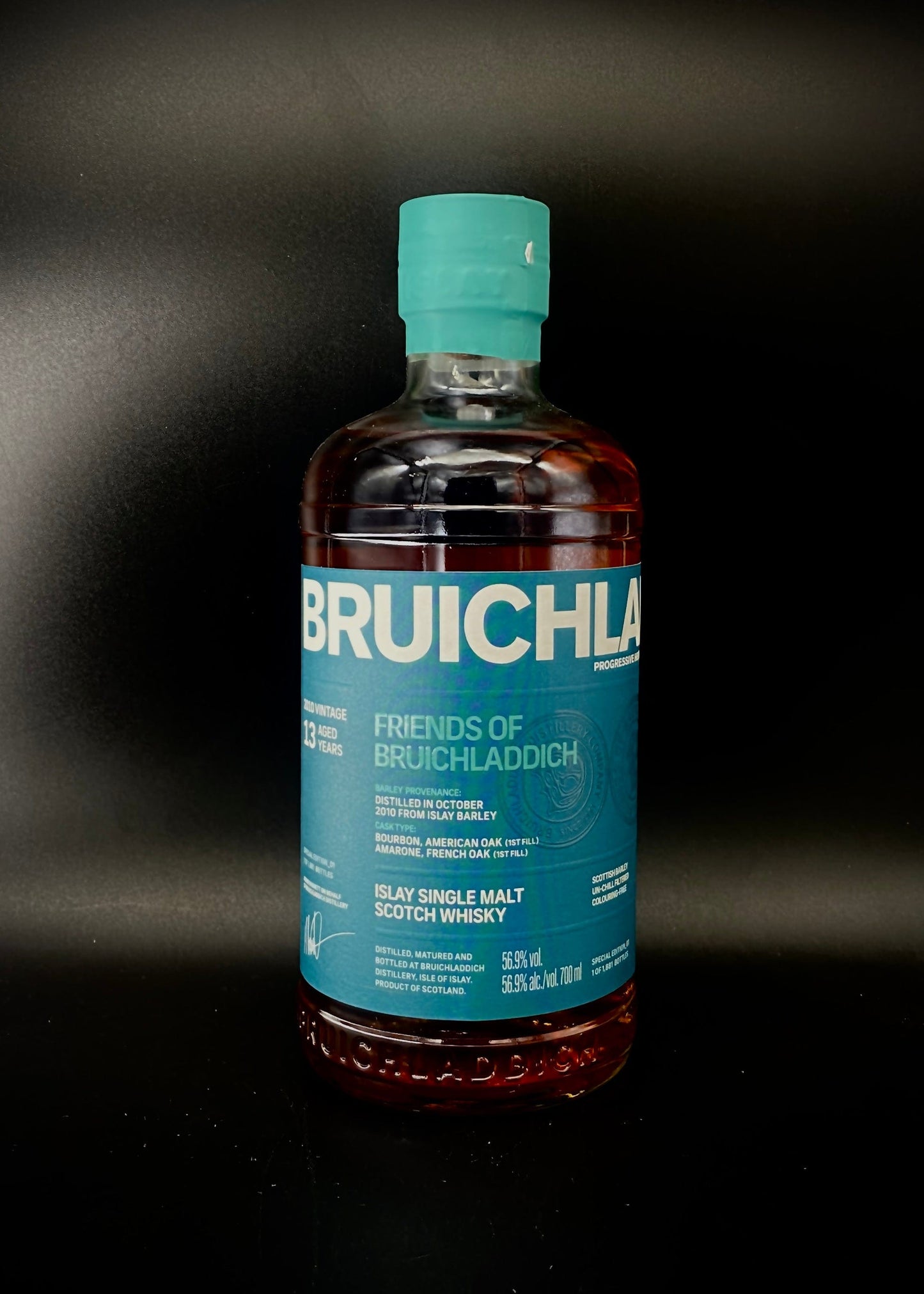 Horny Pony Bruichladdich 13y/o 2010 Friends of Bruichladdich Islay Barley 56.9%ABV 30ml