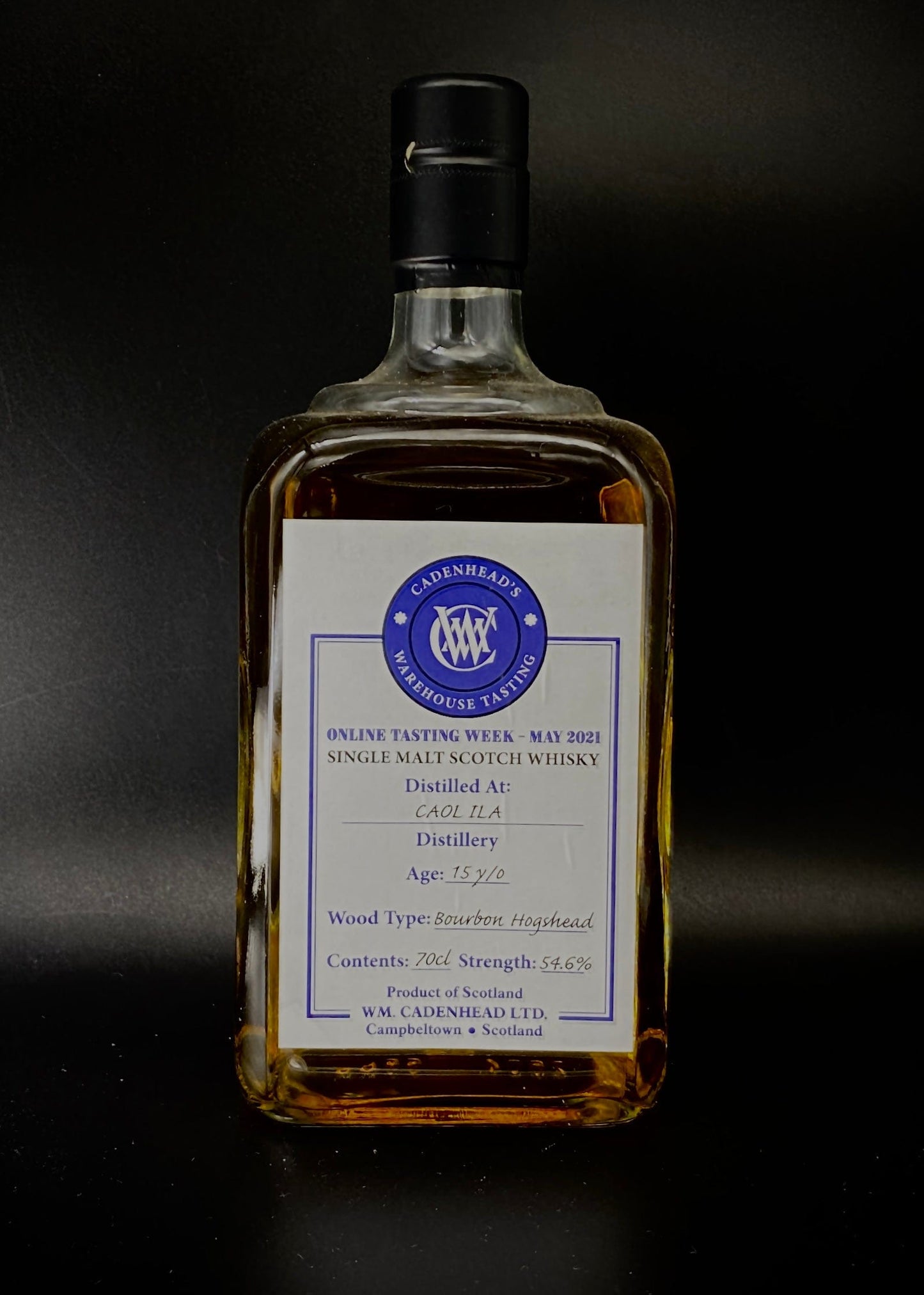 Horny Pony Caol Ila 15y/o Cadenheads Online Tasting 2021 54.6%ABV 30ml