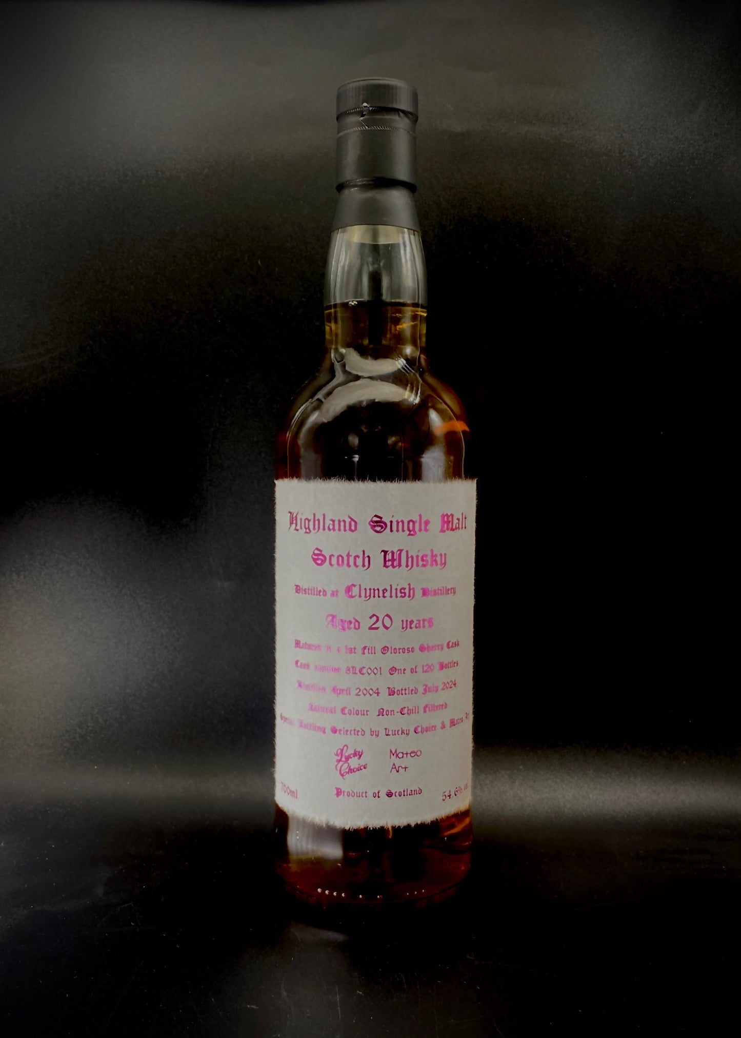 Horny Pony Clynelish 20y/o 2004 Lucky Choice & Mateo Art Cask#8LC001 54.6%ABV 30ml