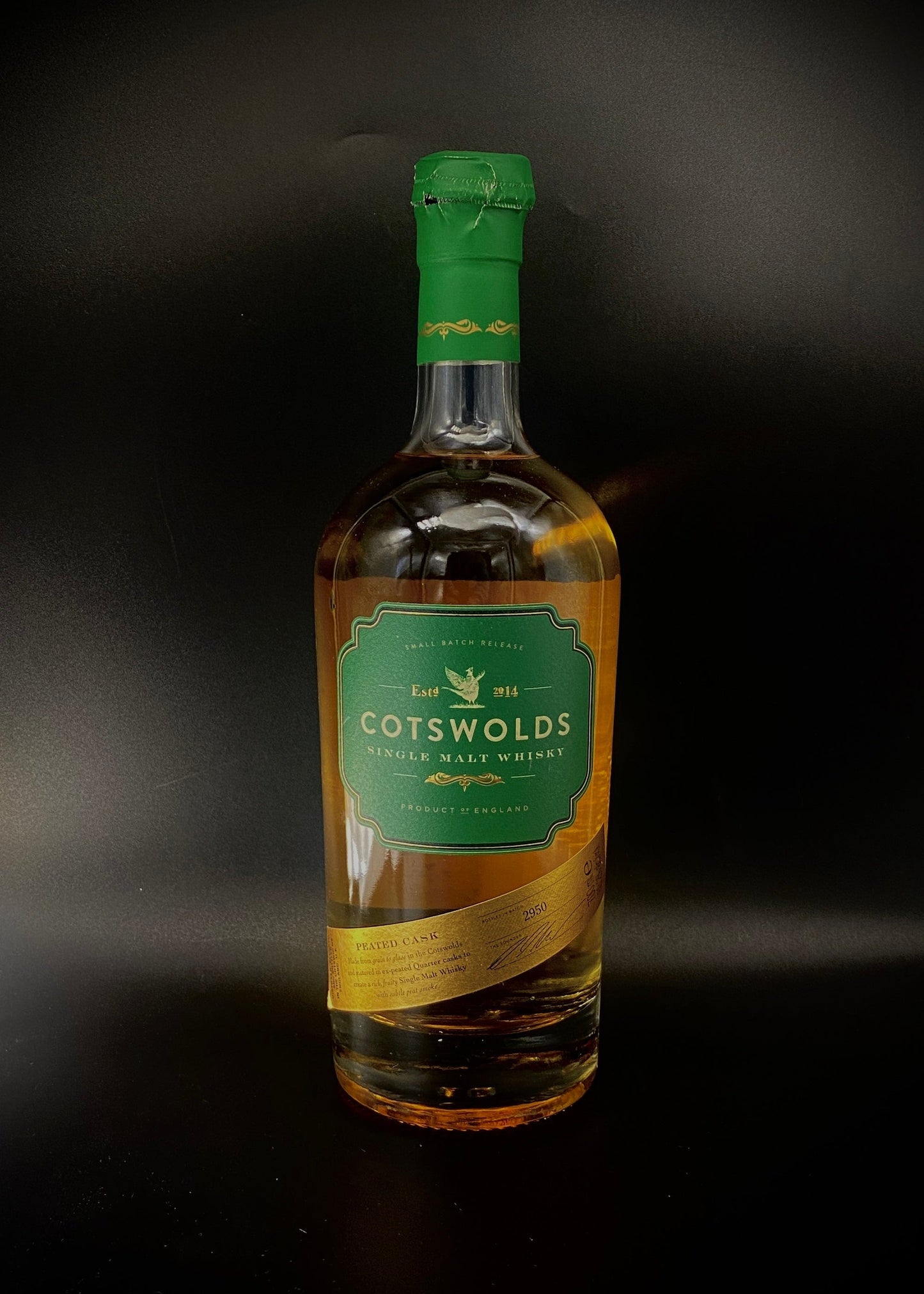 Horny Pony Cotswolds Peated Cask Strength English Single Malt Whisky 60.2%ABV 30ml