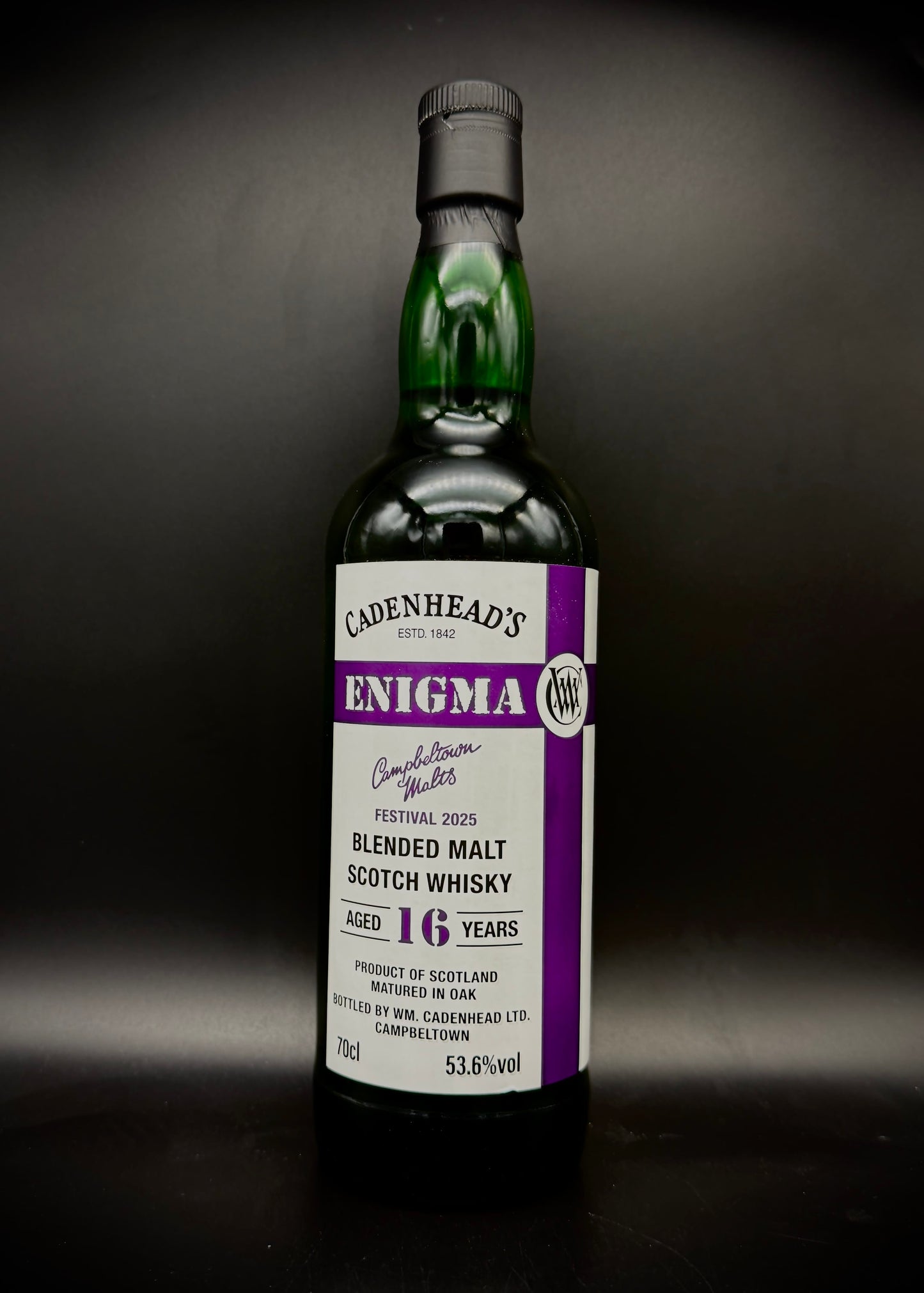 Horny Pony Enigma 16y/o 2008 Campbeltown Malts Festival 2025 Cadenheads Blended Malt 53.6%ABV 30ml