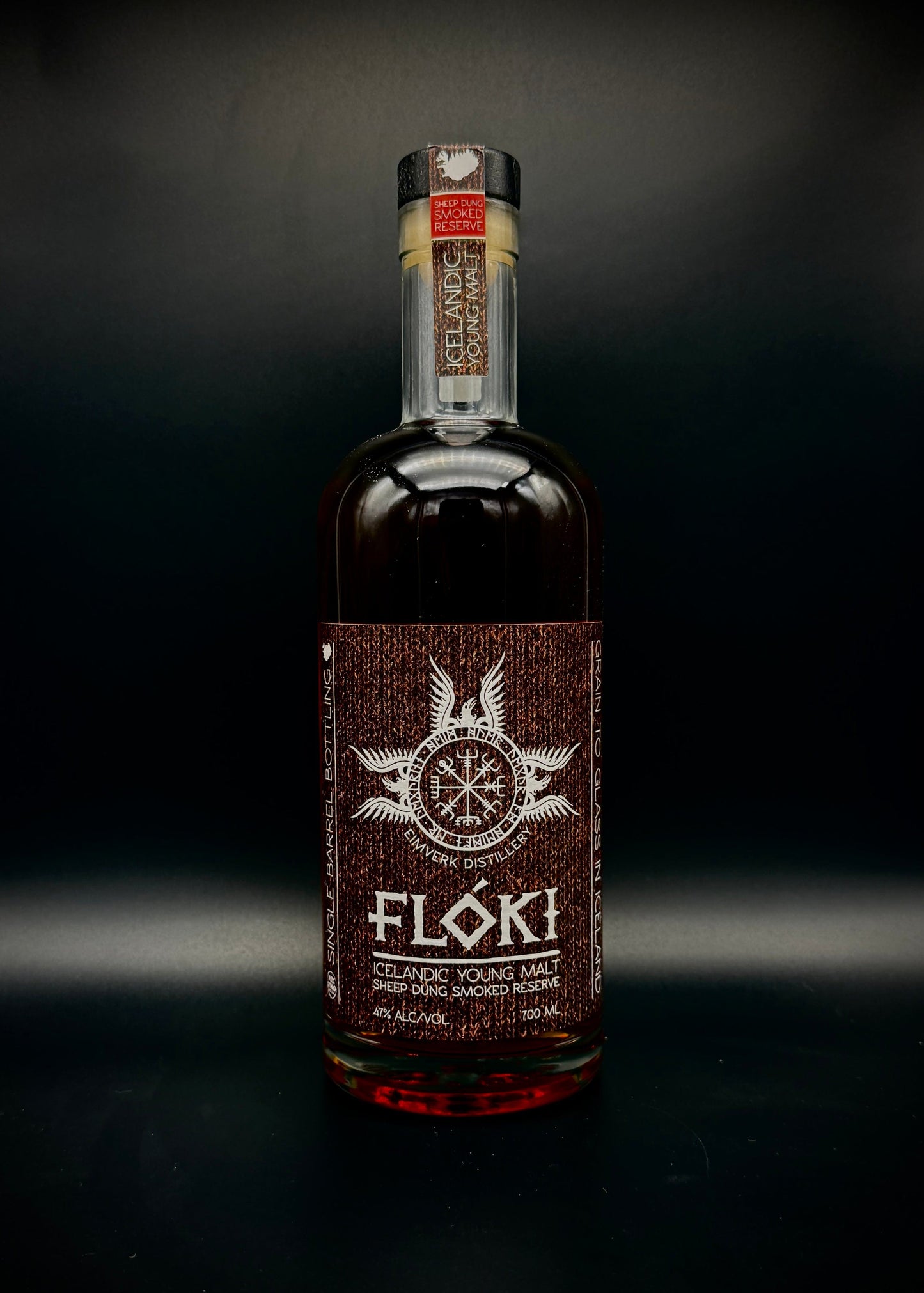 Horny Pony Floki 3y/o Sheep Dung Smoked Reserve Icelandic Single Malt Whisky 47%ABV 30ml