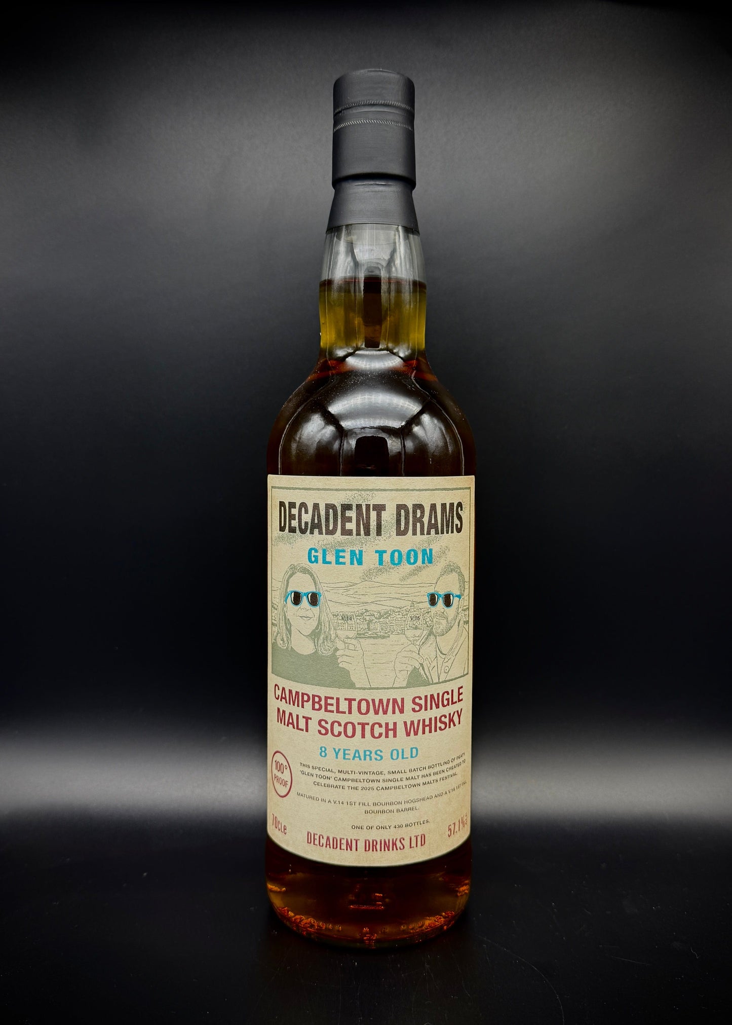 Horny Pony Glen Toon 8y/o (Glen Scotia) Decadent Drams 57.1%ABV 30ml