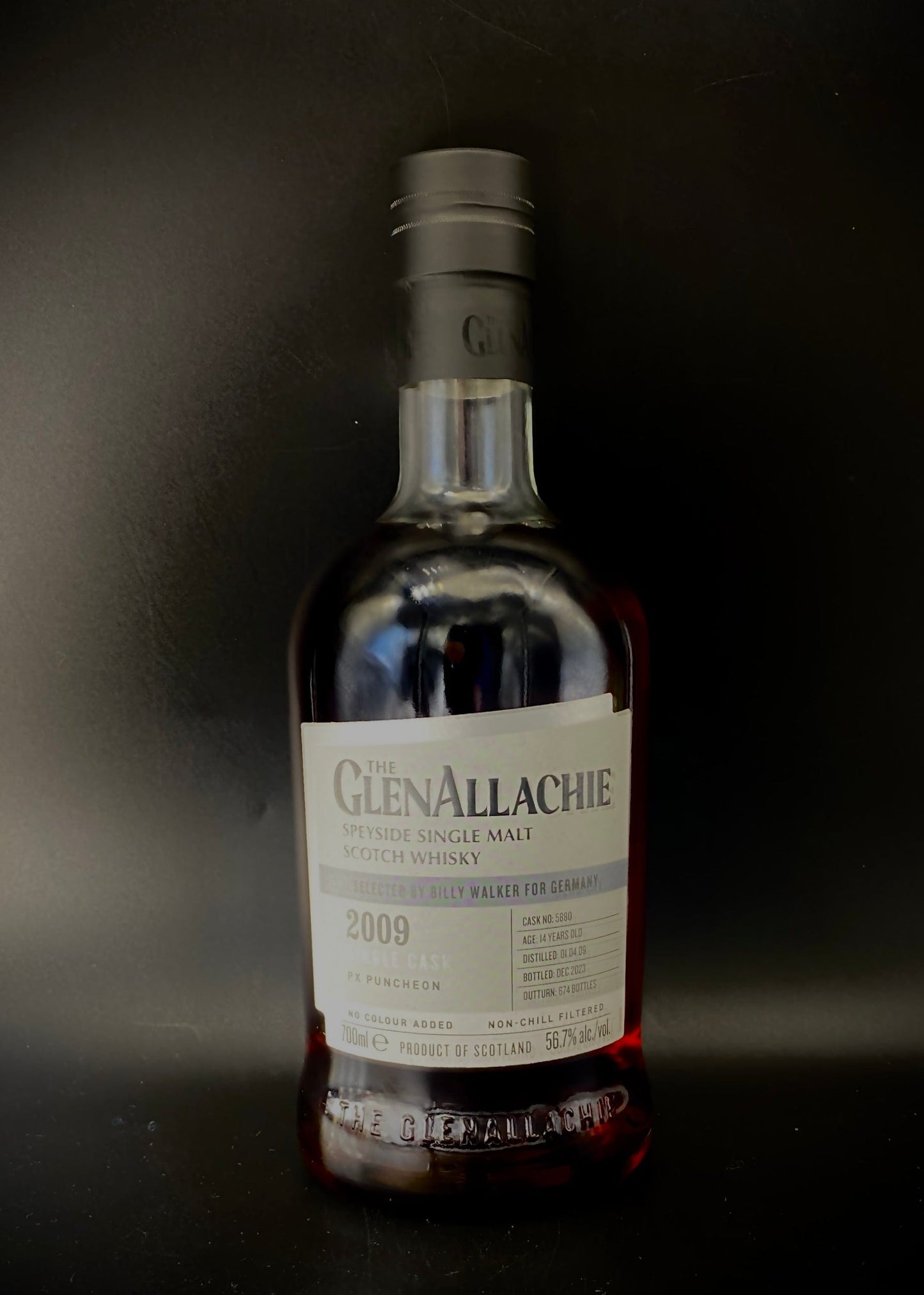 Horny Pony Glenallachie 14y/o 2009 PX Puncheon#5880 56.7%ABV 30ml