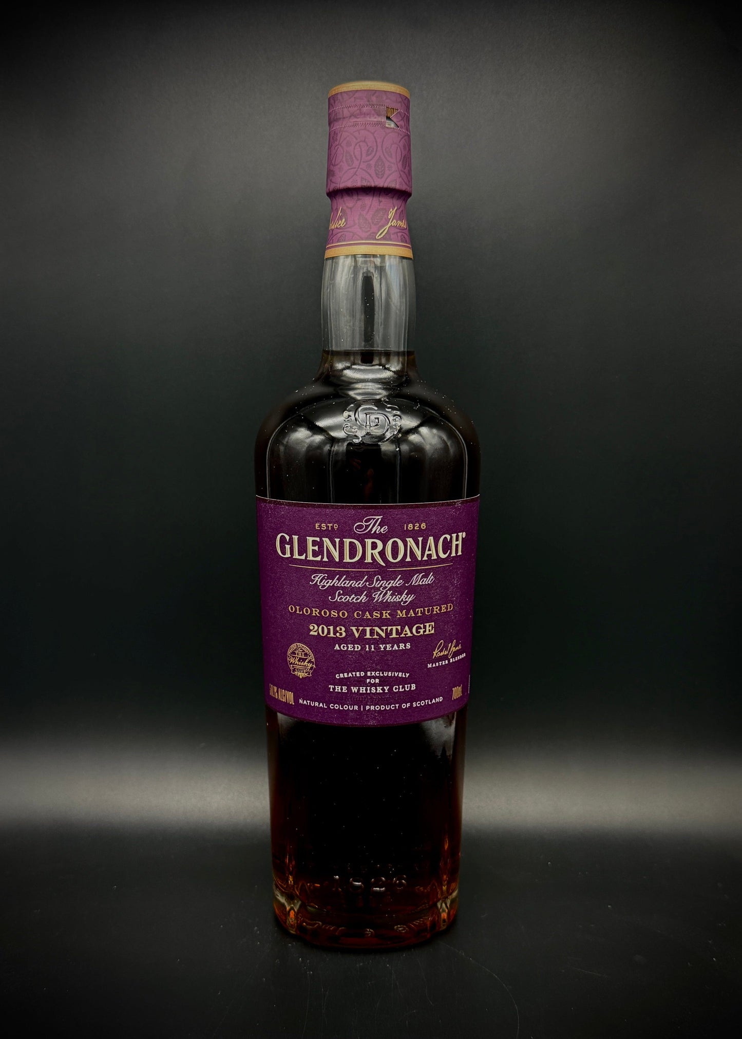 Horny Pony Glendronach 11y/o 2013 Oloroso Cask Matured The Whisky Club 50.1%ABV 30ml