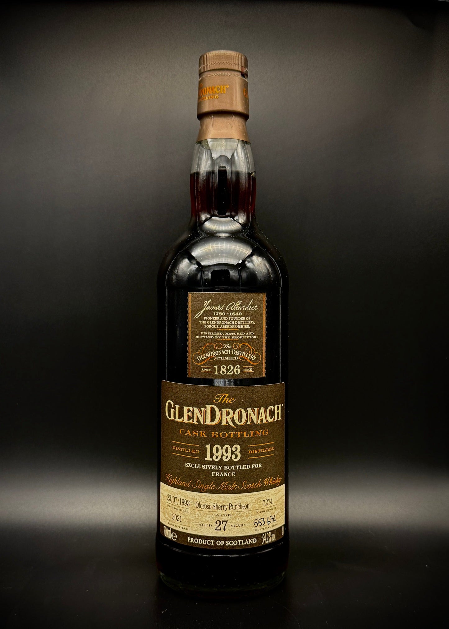 Horny Pony Glendronach 27y/o 1993 Oloroso Sherry Puncheon #7274 54.2%ABV 15ml / 30ml