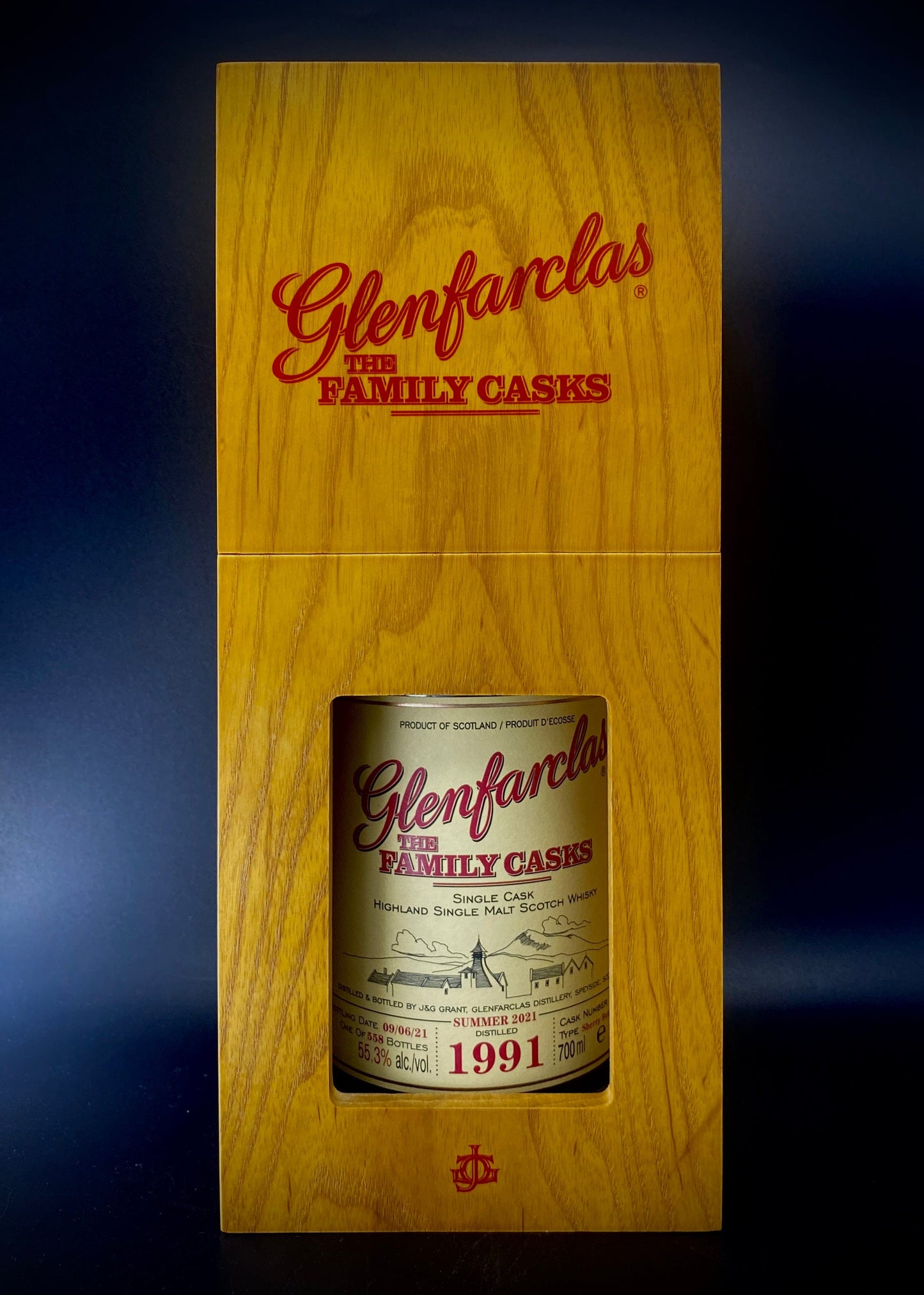 Horny Pony Glenfarclas 1991 The Family Casks (S21) #5676 55.3%abv 30ml