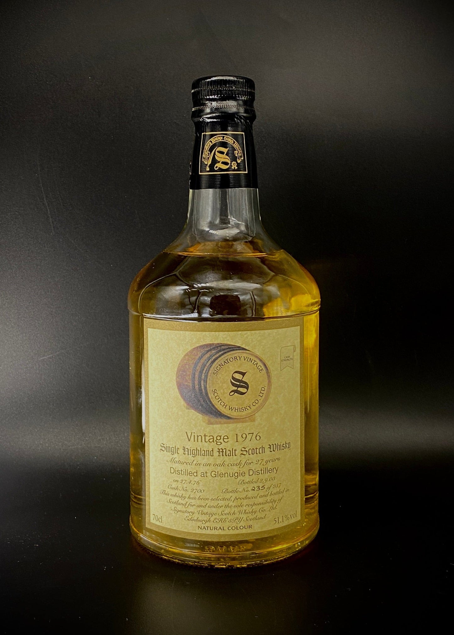 Horny Pony Glenugie 27y/o 1976 Cask#2700 Signatory Vintage 51.1%ABV 15ml / 30ml