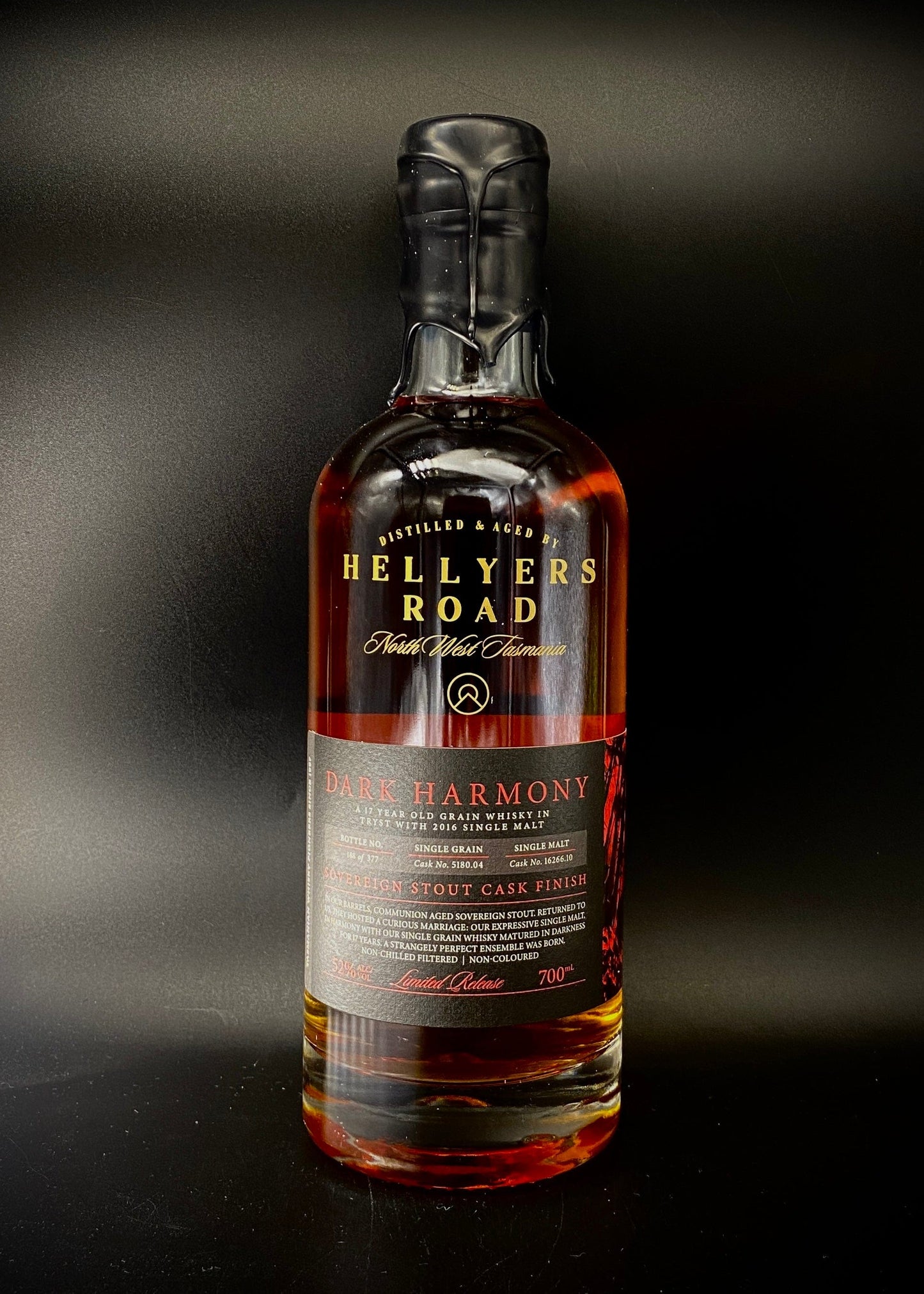 Horny Pony Hellyers Road Dark Harmony 52%ABV 30ml