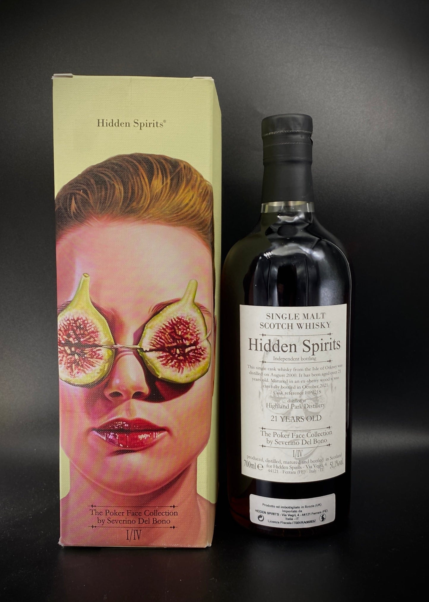Horny Pony Highland Park 21y/o Poker Face Series Hidden Spirits 51.1%ABV 15ml / 30ml