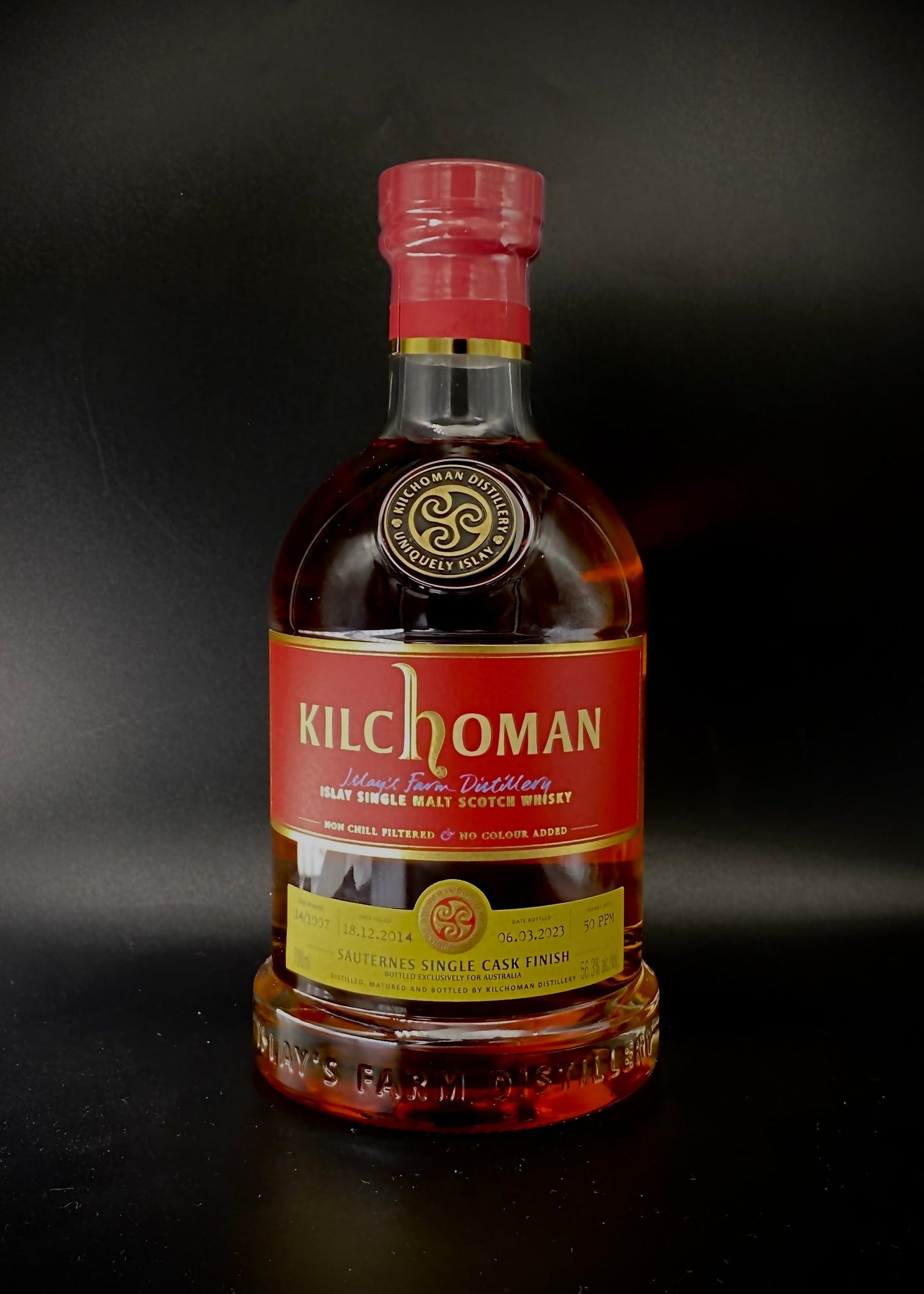 Horny Pony Kilchoman Sauternes Cask #14/1007 Australian Exclusive 56.3%abv 30ml