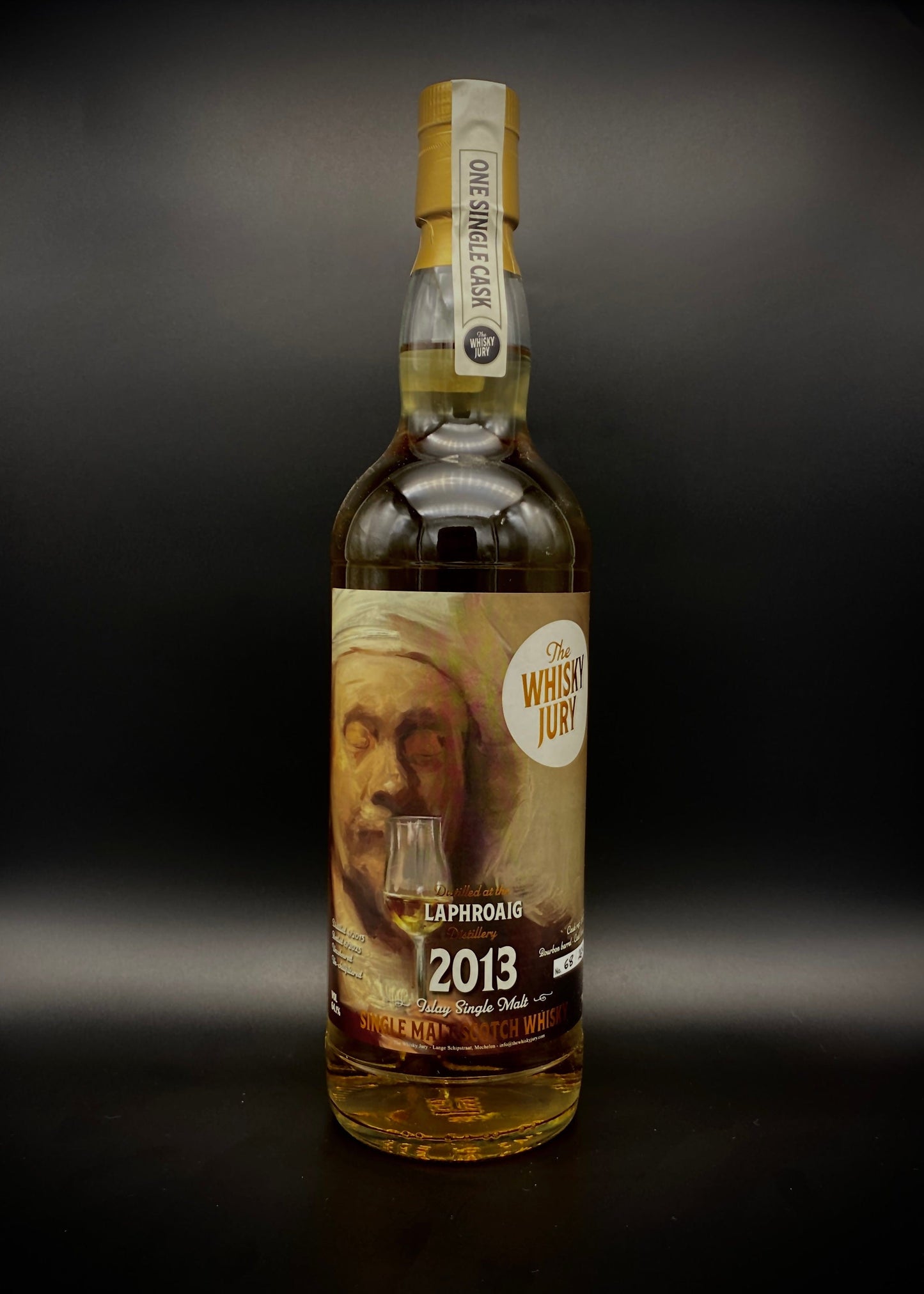 Horny Pony Laphroaig 10y/o 2013 Bourbon Barrel #201323 The Whisky Jury 64.1%ABV 30ml