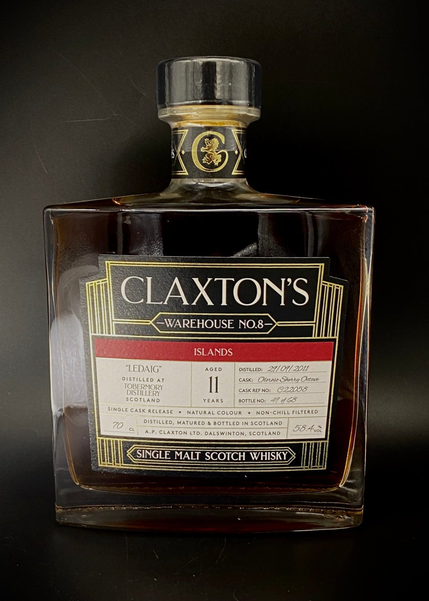 Horny Pony Ledaig 11y/o 2011 Claxton's Warehouse No.8 58.4%ABV 30ml