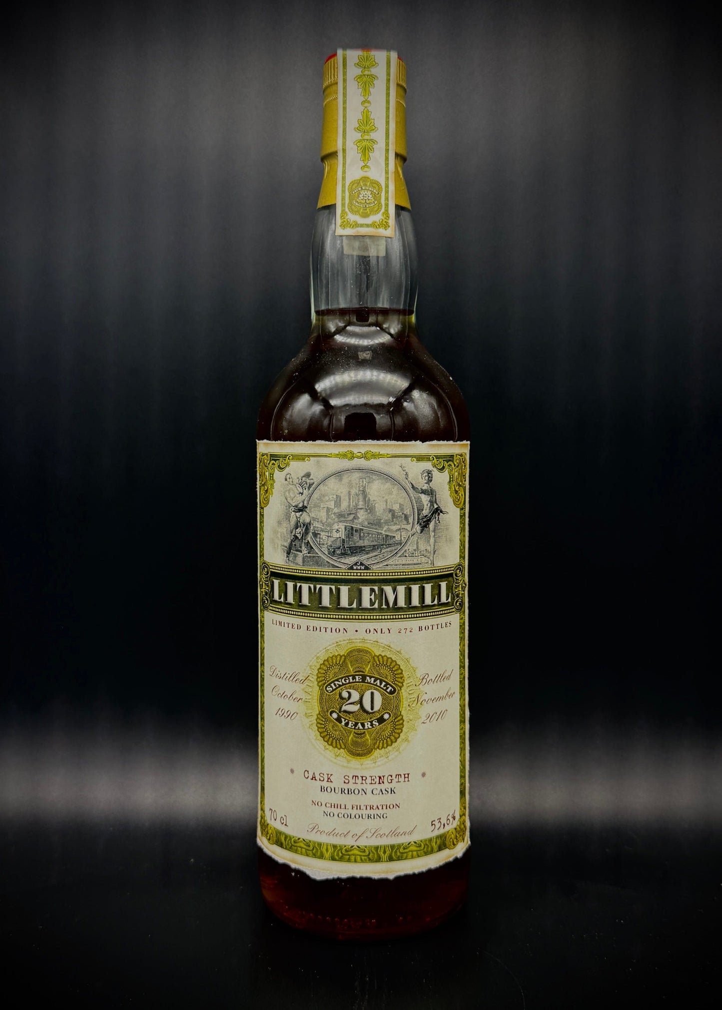 Horny Pony Littlemill 1990 Jack Wiebers 20 Year Old / Old Train Line 53.6%abv 15ml / 30ml