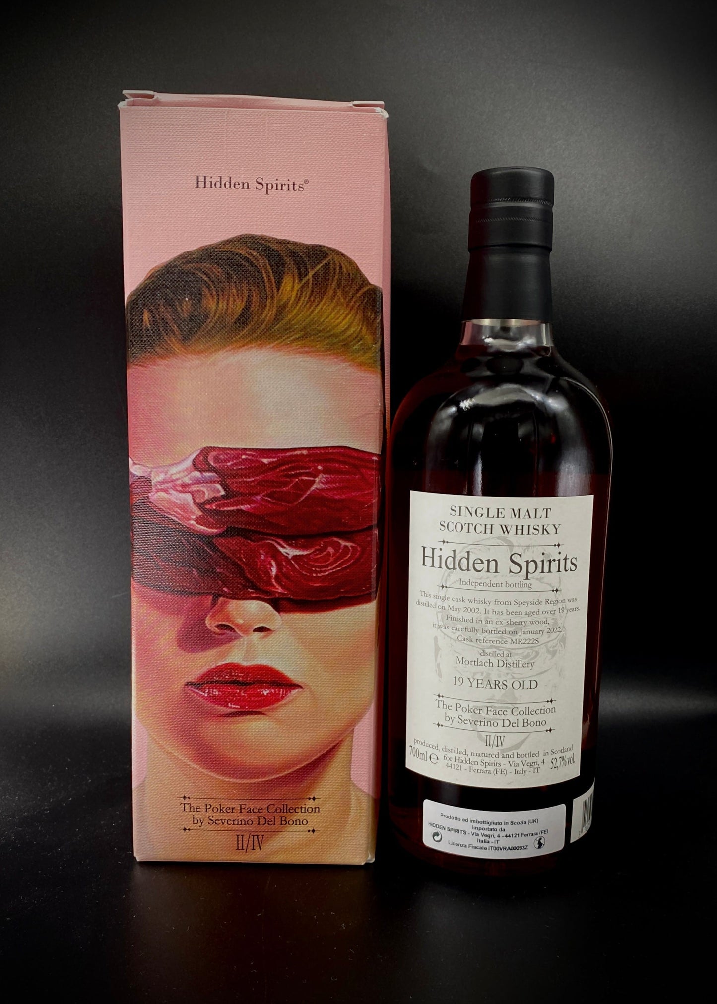 Horny Pony Mortlach 19y/o Pokerface Series II Hidden Spirits 52.7%ABV 15ml / 30ml