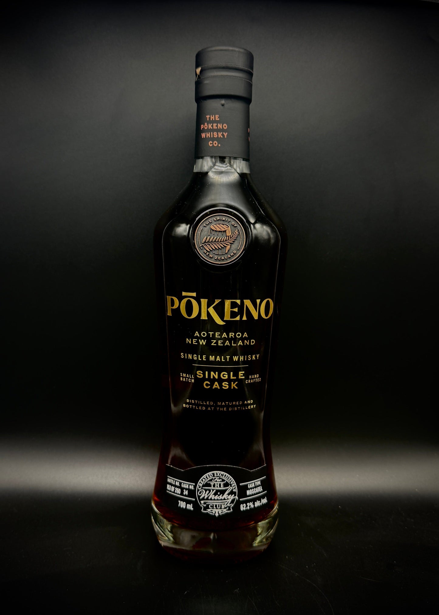Horny Pony Pōkeno Moscatel Sherry Single Cask #34 TWC Exclusive NZ Single Malt Whisky 62.2%ABV 30ml
