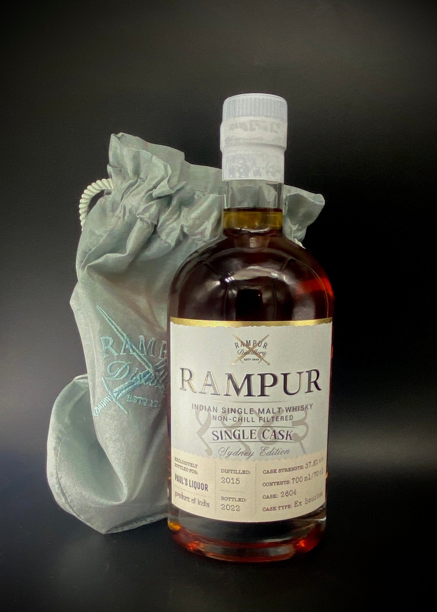 Horny Pony Rampur Single Malt Whisky Sydney Edition Single Cask#2604 57.8%ABV 30ml