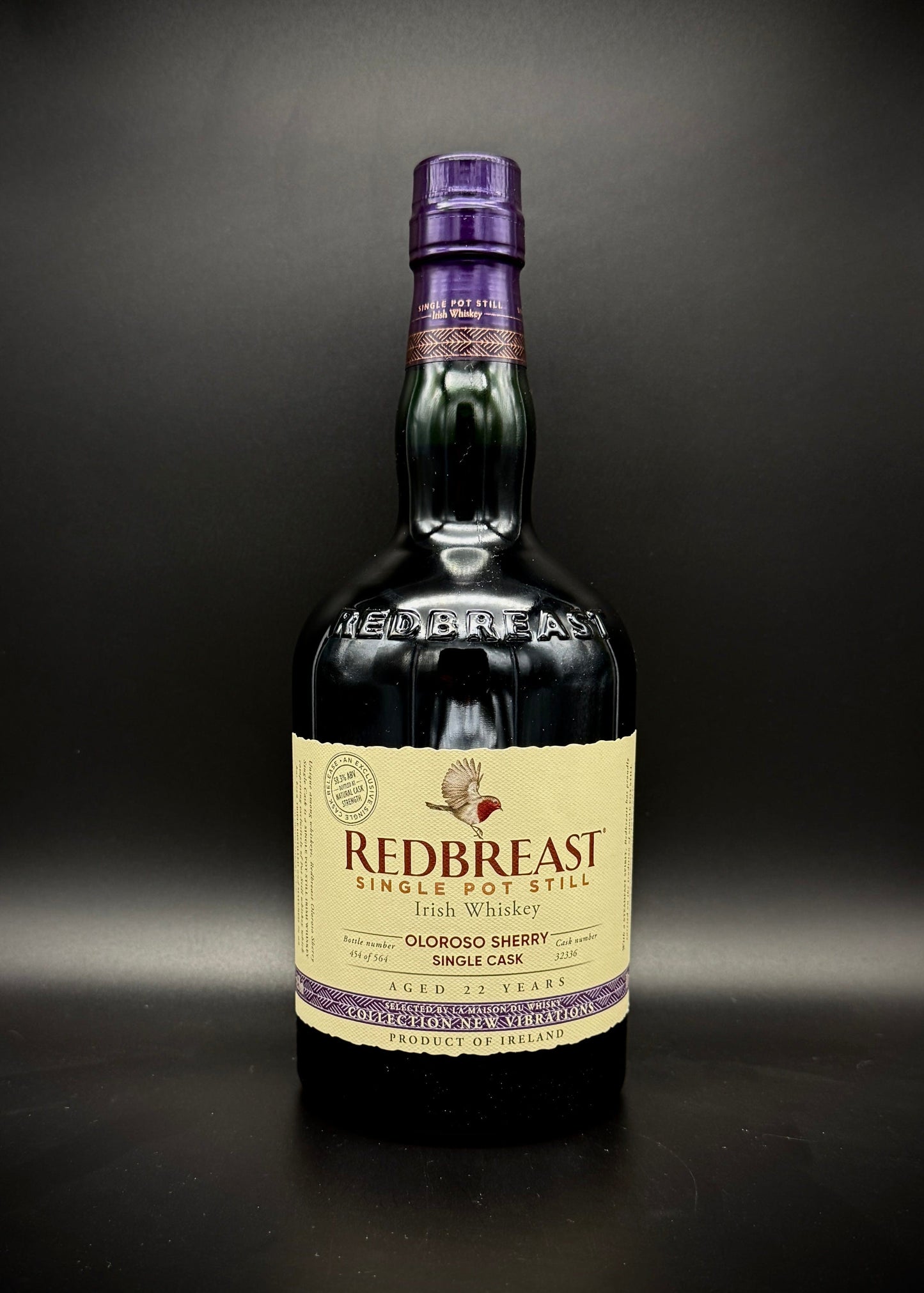 Horny Pony Redbreast 22y/o 2000 First Fill Oloroso Sherry Cask#32336 LMDW New Vibrations Single Pot Still Irish Whiskey 58.3%abv 15ml/30ml