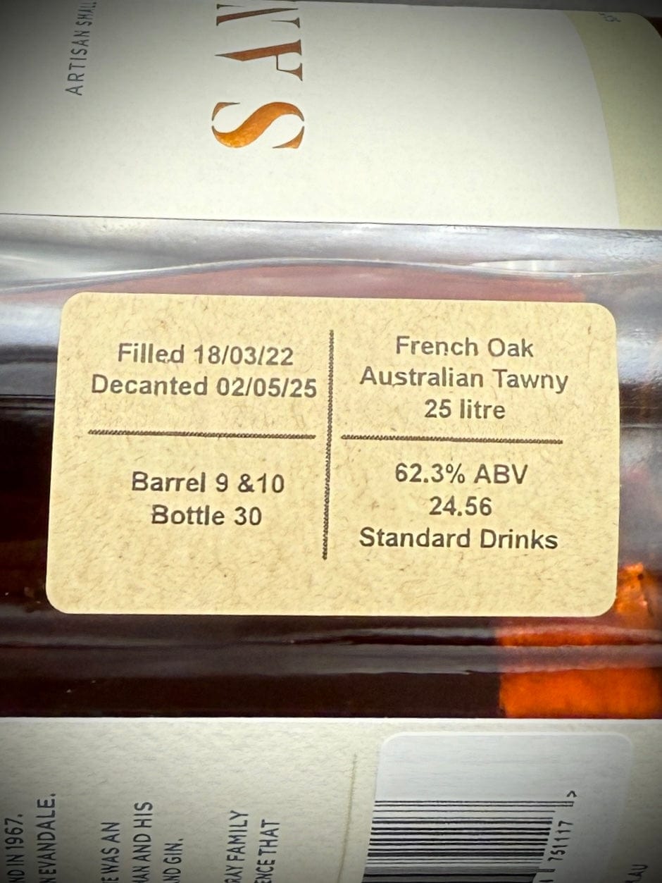 Horny Pony Sandy Gray Cask Strength Single Malt Whisky 62.3%ABV 30ml