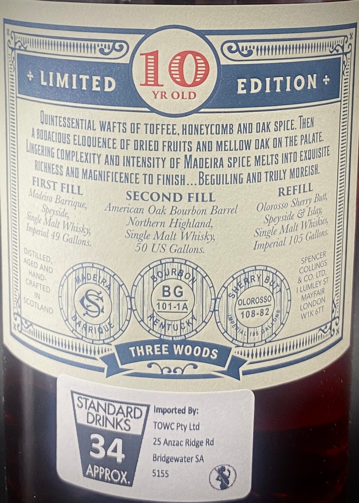 Horny Pony Spencer Collings 10y/o Blended Malt