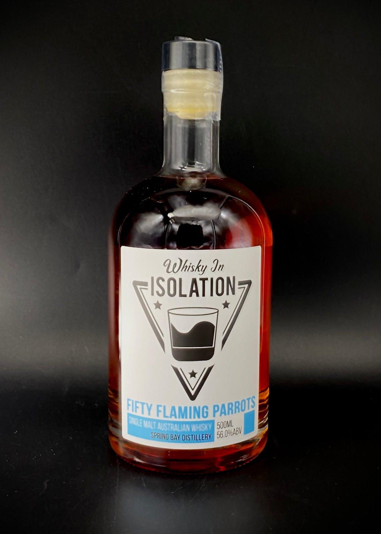 Horny Pony Spring Bay 'Fifty Flaming Parrots' Whisky in Isolation 56%ABV 30ml