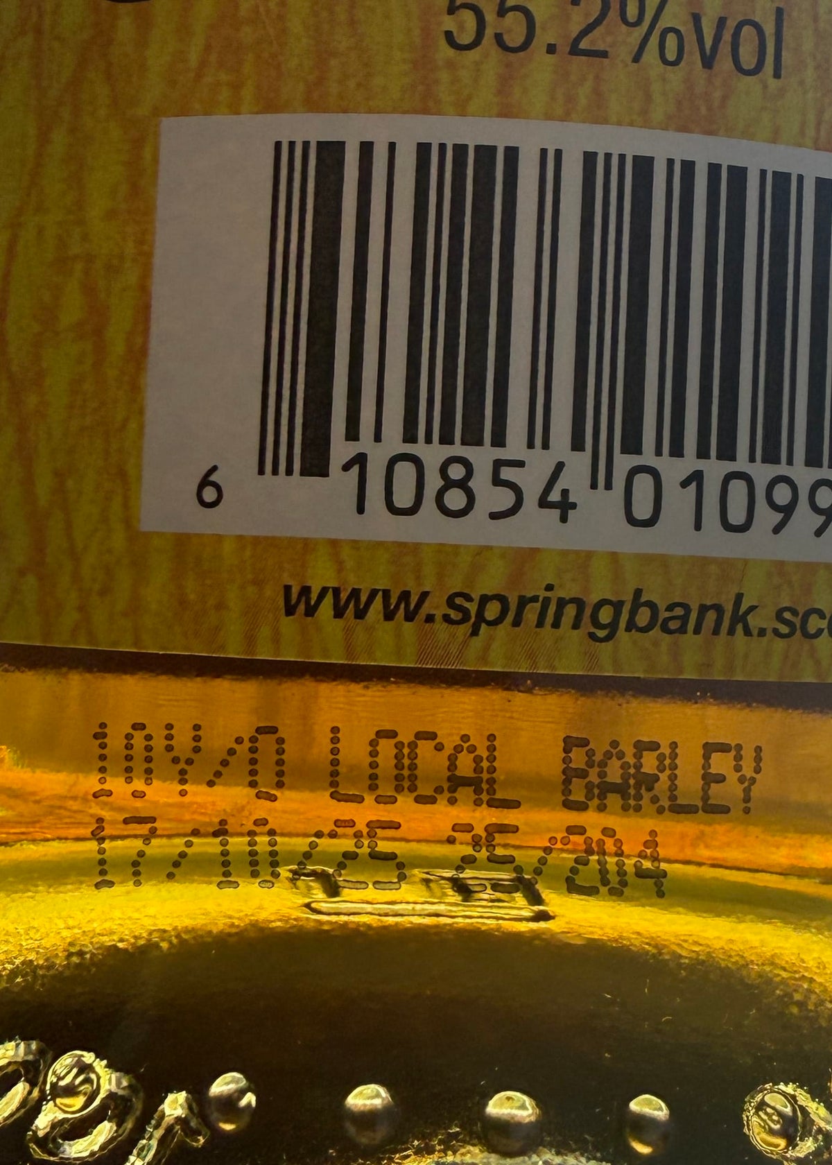Horny Pony Springbank 10y/o Local Barley 2025 25/204 55.2%ABV 15ml/30ml