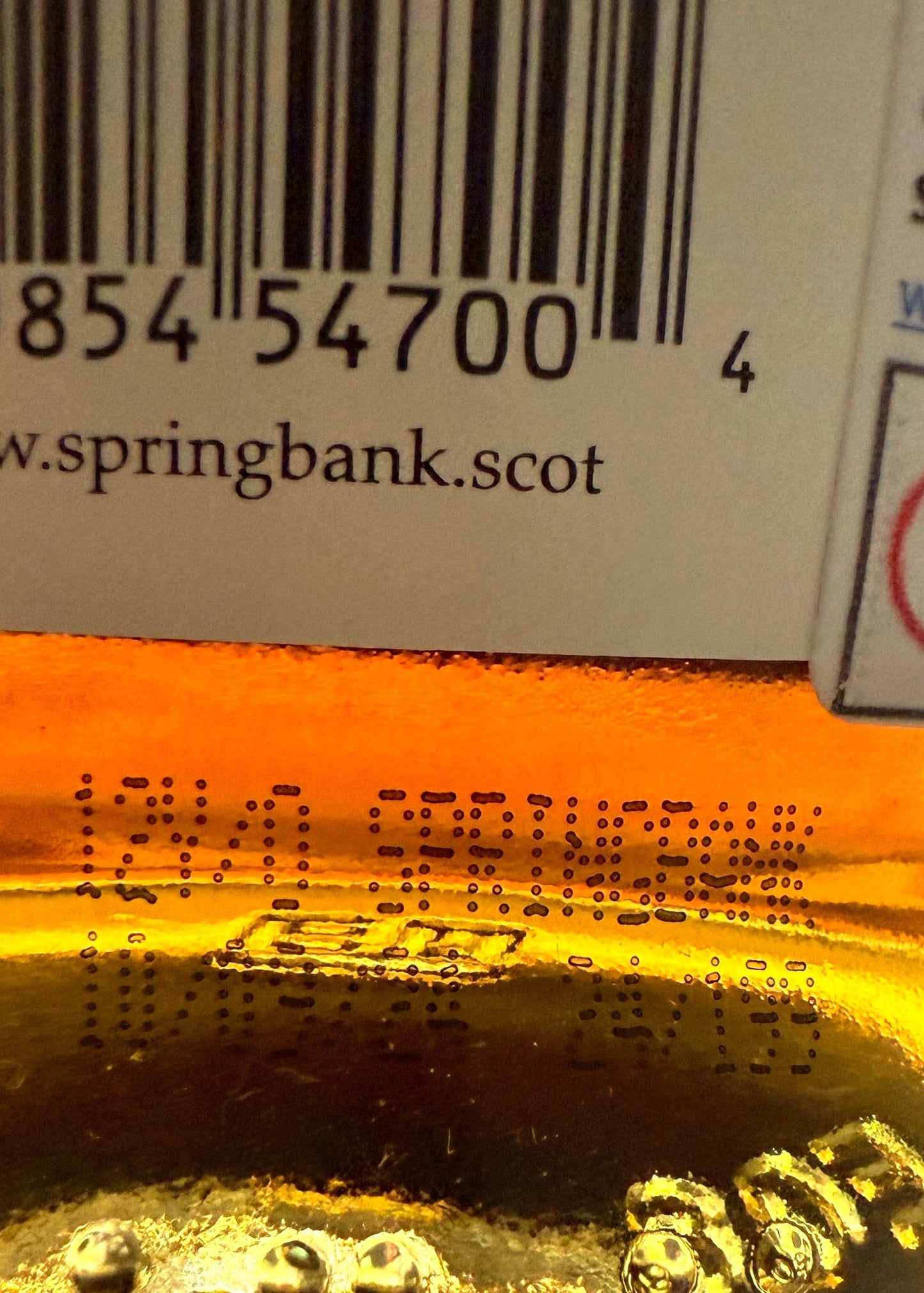 Horny Pony Springbank 12yo 2024 Cask Strength Batch 26 24/199 56.2%ABV 30ml