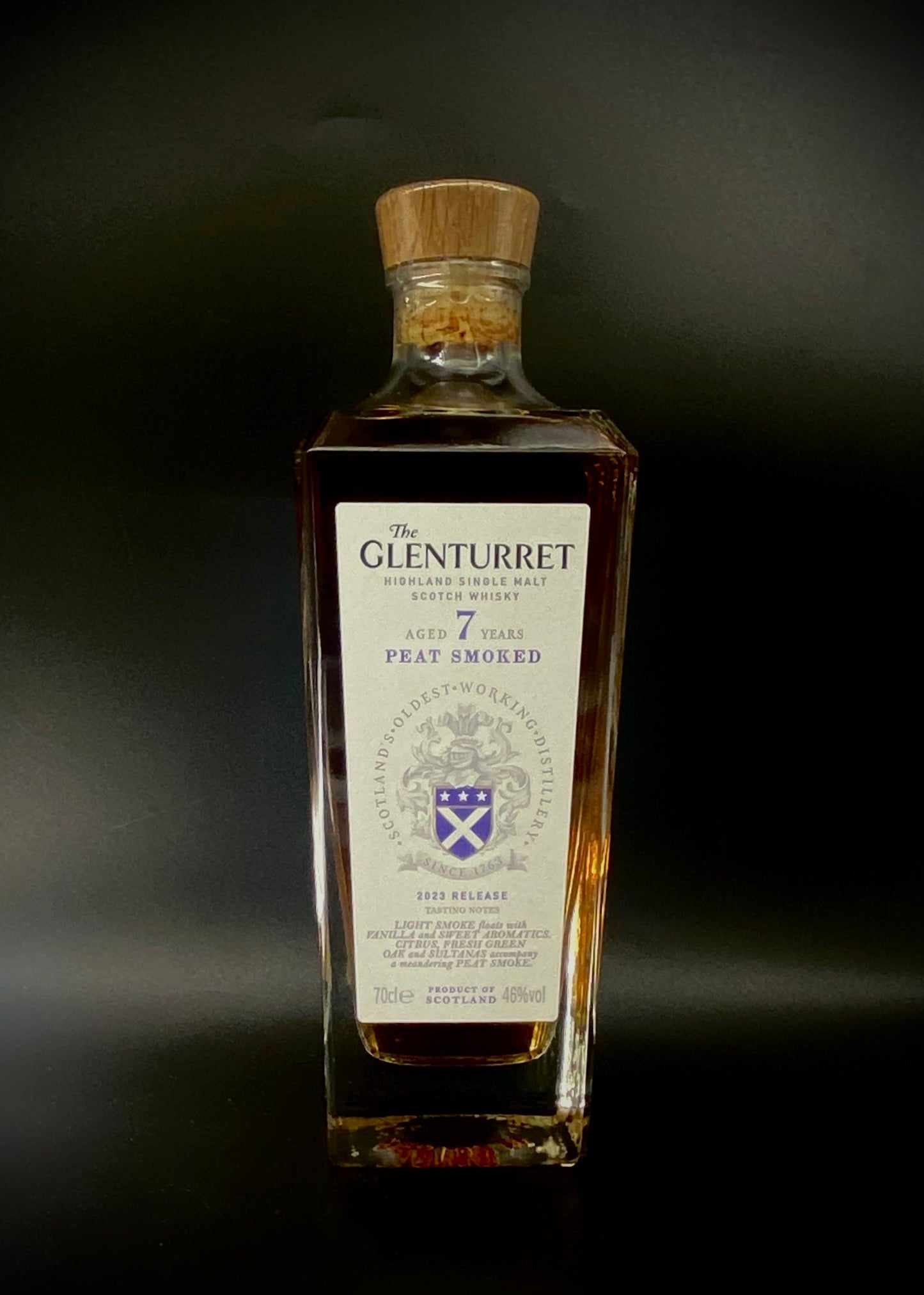 Horny Pony The Glenturret, 7YO Peat Smoked (2023 Release) 46%abv 30ml