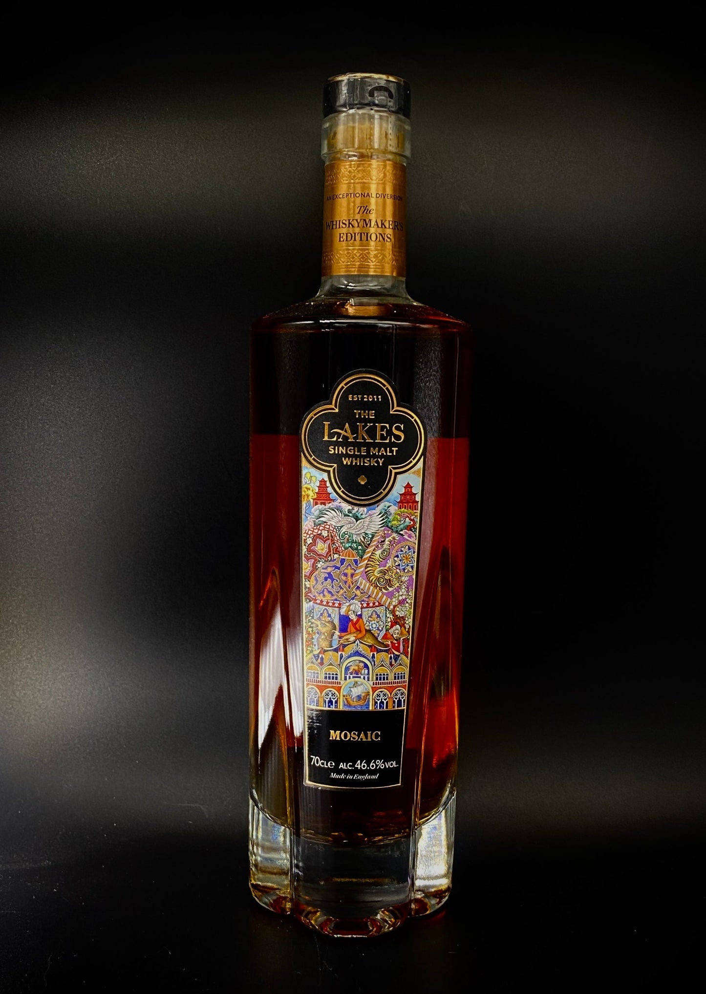 Horny Pony The Lakes Whiskymaker's Editions Mosaic English Single Malt Whisky 46.6%ABV 30ml