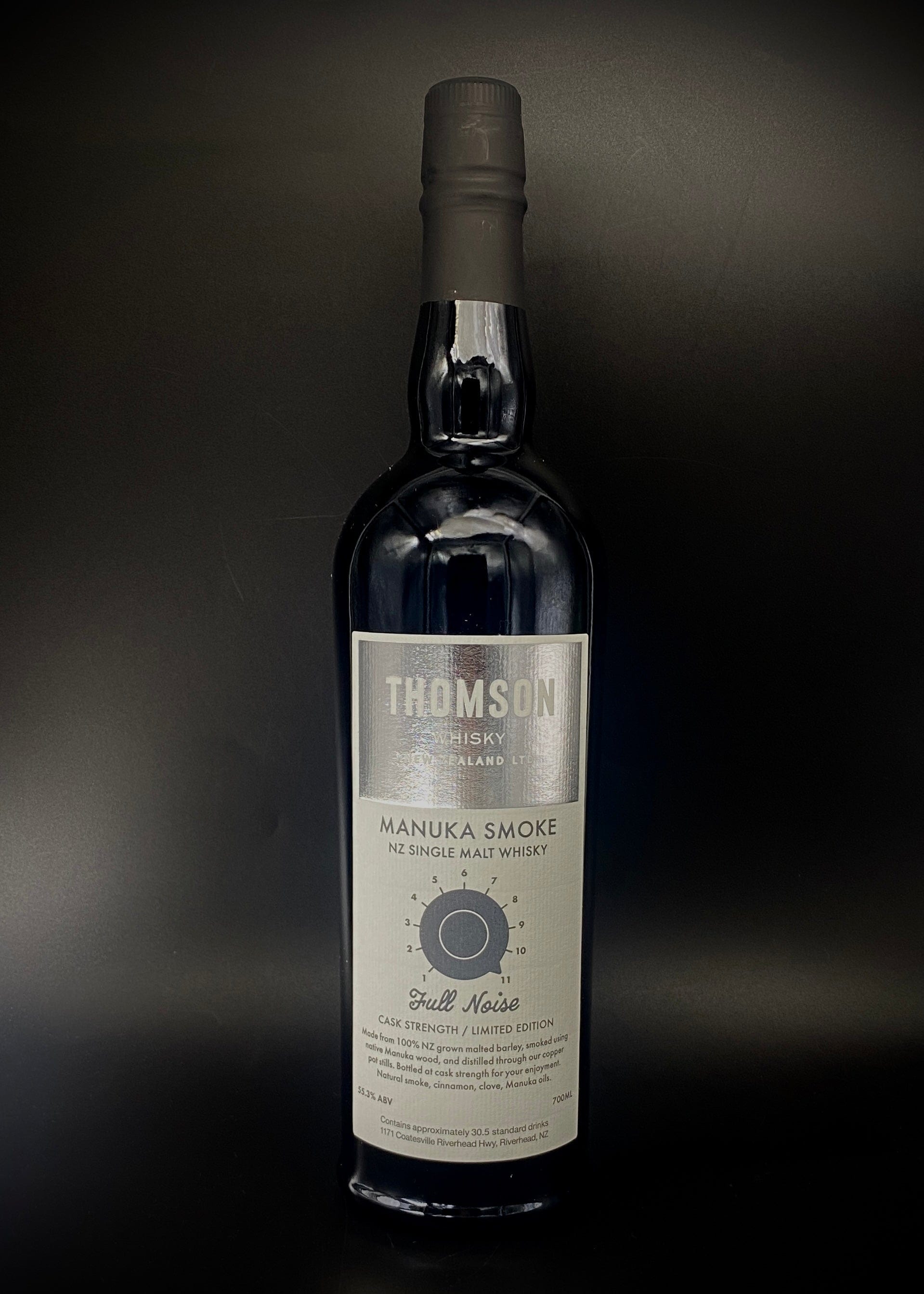 Horny Pony  Thomson Whisky Manuka Smoke ‘Full Noise’ NZ Single Malt Whisky 55.3%abv 30ml