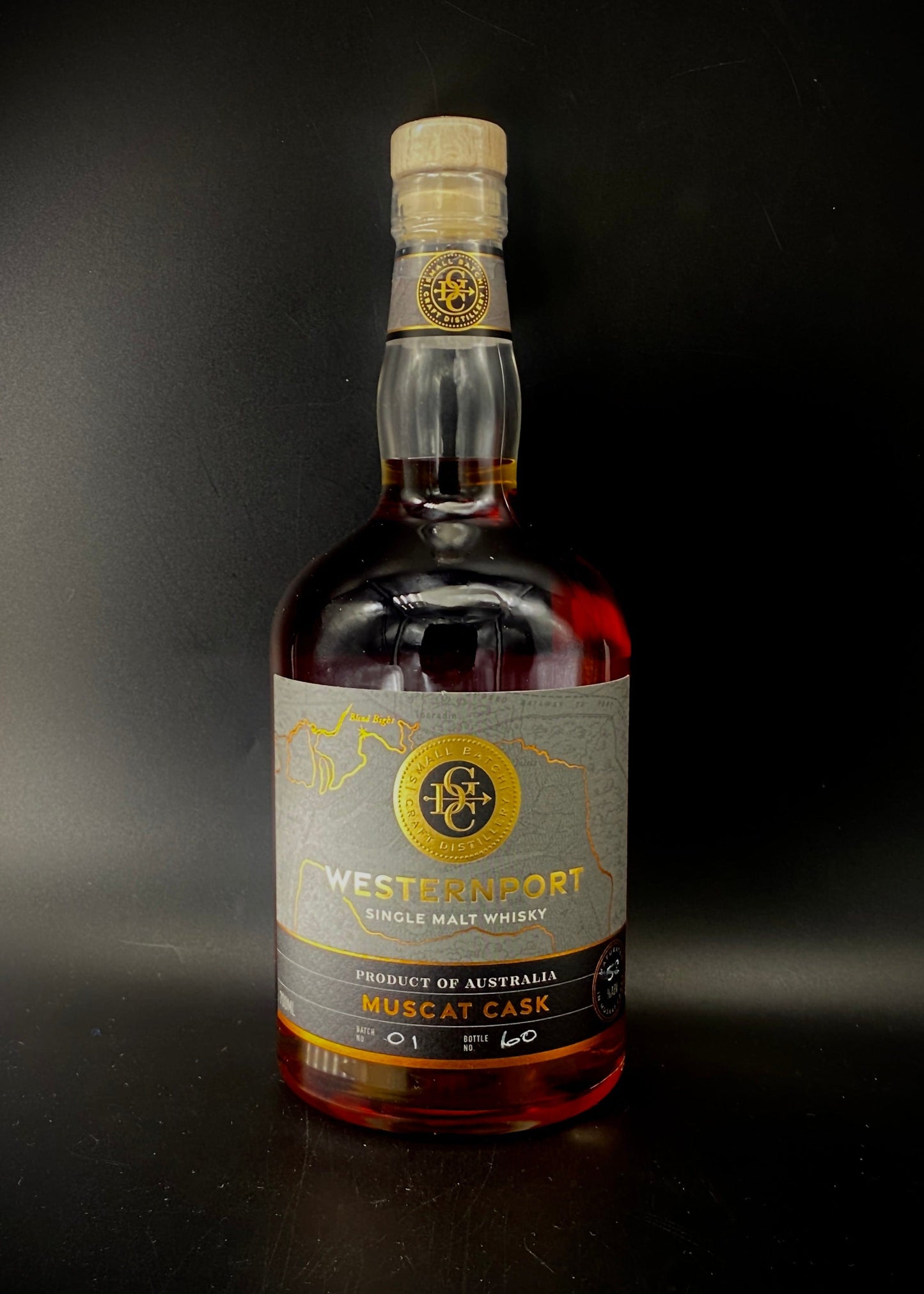 Horny Pony Westernport Single Malt Whiskey Muscat Cask 50%ABV 30ml