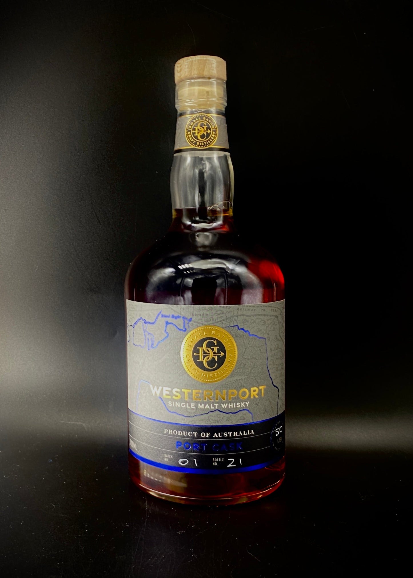 Horny Pony Westernport Single Malt Whiskey Port Cask 50%ABV 30ml