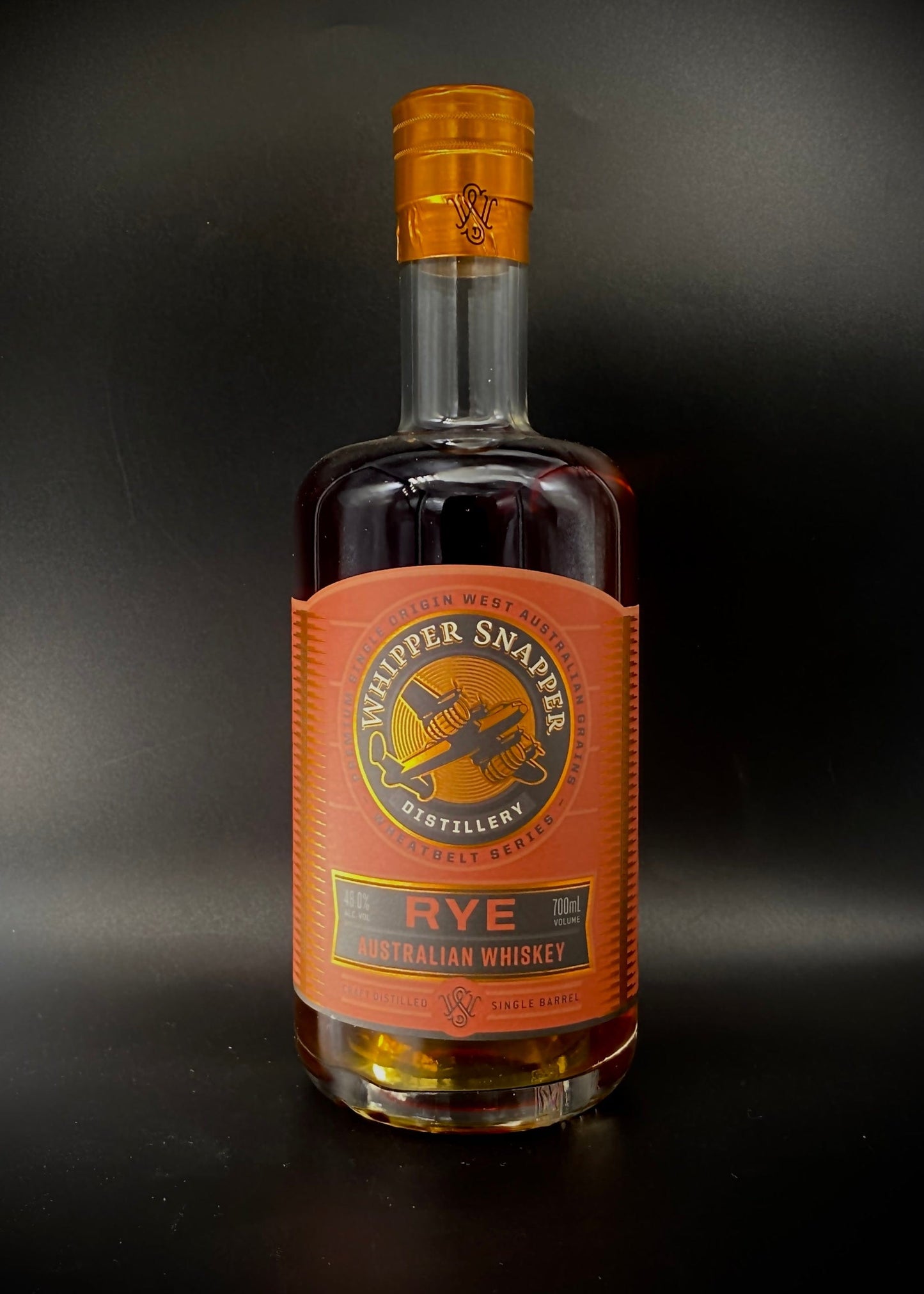Horny Pony Whipper Snapper Wheatbelt Series Australian Rye Whiskey 48%abv 30ml