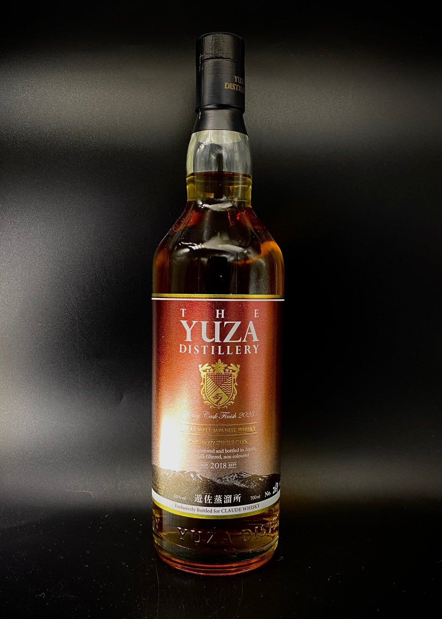 Horny Pony Yuza Single Sherry Cask#277 for Claude Whisky Single Malt Japanese Whisky 55%ABV 30ml