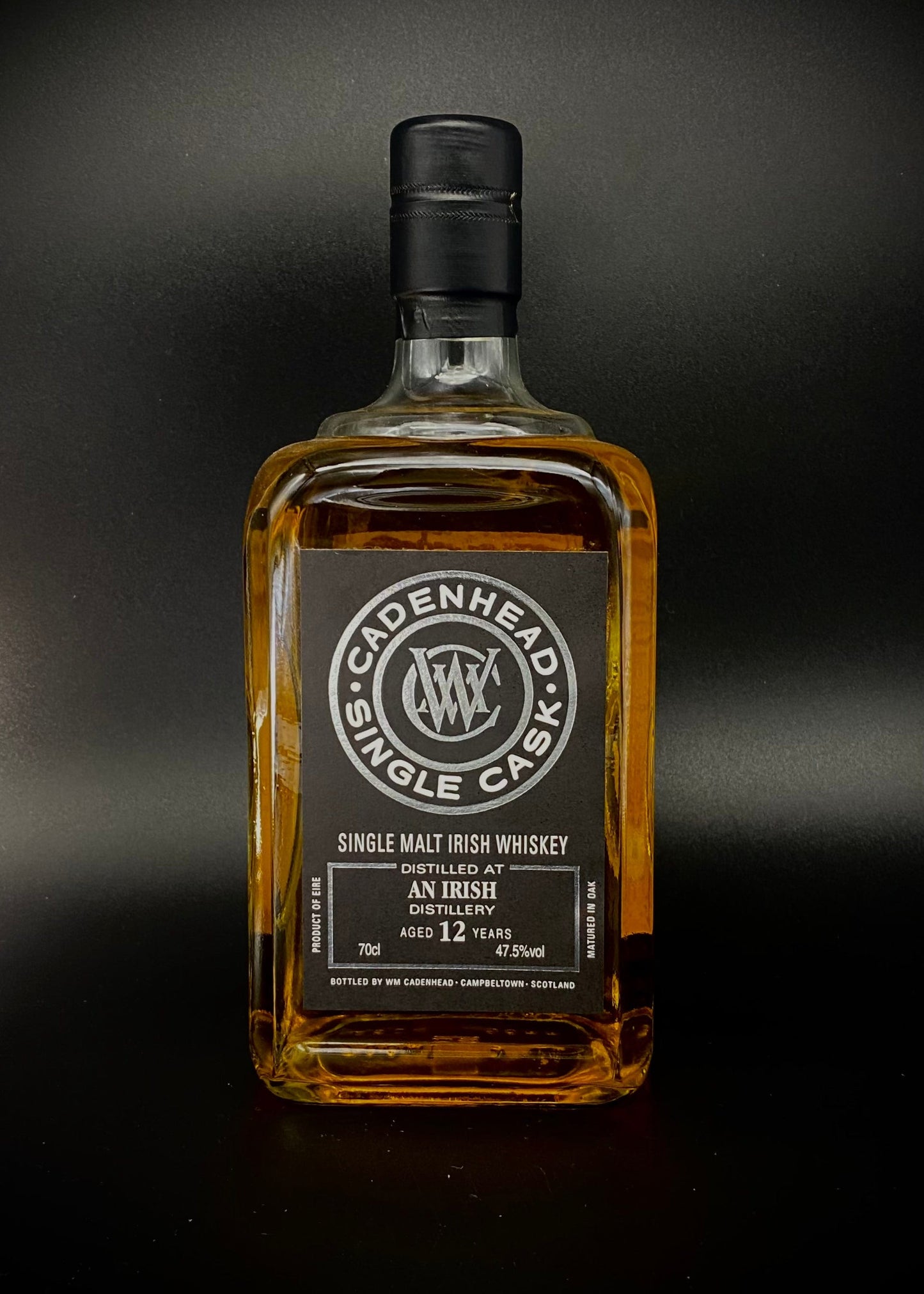 Horny Pony An Irish 12y/o Cadenheads Single Malt Irish Whiskey (Peated) 47.5%ABV 30ml