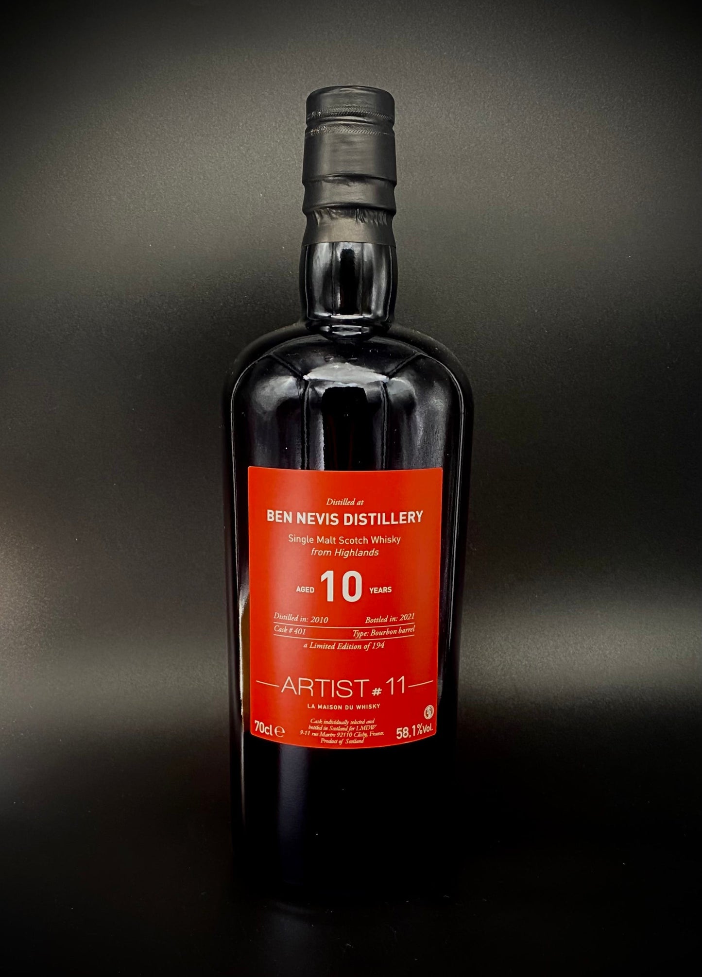 Horny Pony Ben Nevis 10 Artist #11 LMDW 58.1%ABV 30ml