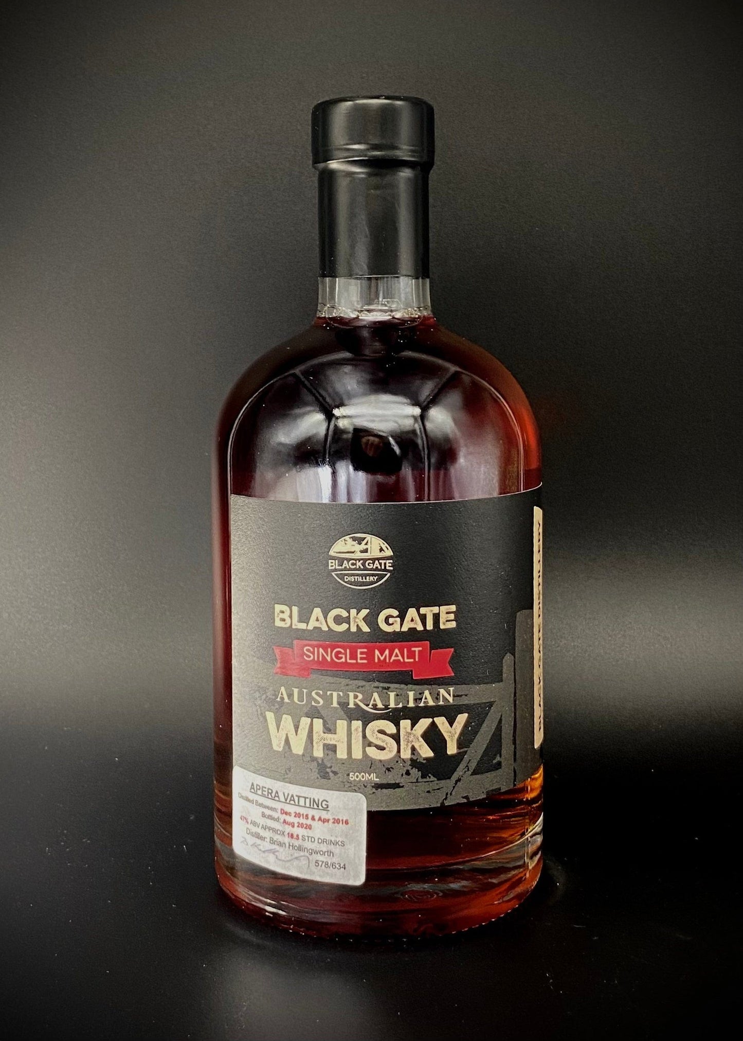 Horny Pony Black Gate Apera Vatting (Bottled August 2020) - 47%ABV - 30ml / 50ml