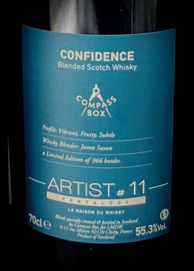 Horny Pony Compass Box LMDW Artist #11 Pentalogy Confidence Blended Whisky ABV55.3% 30ml