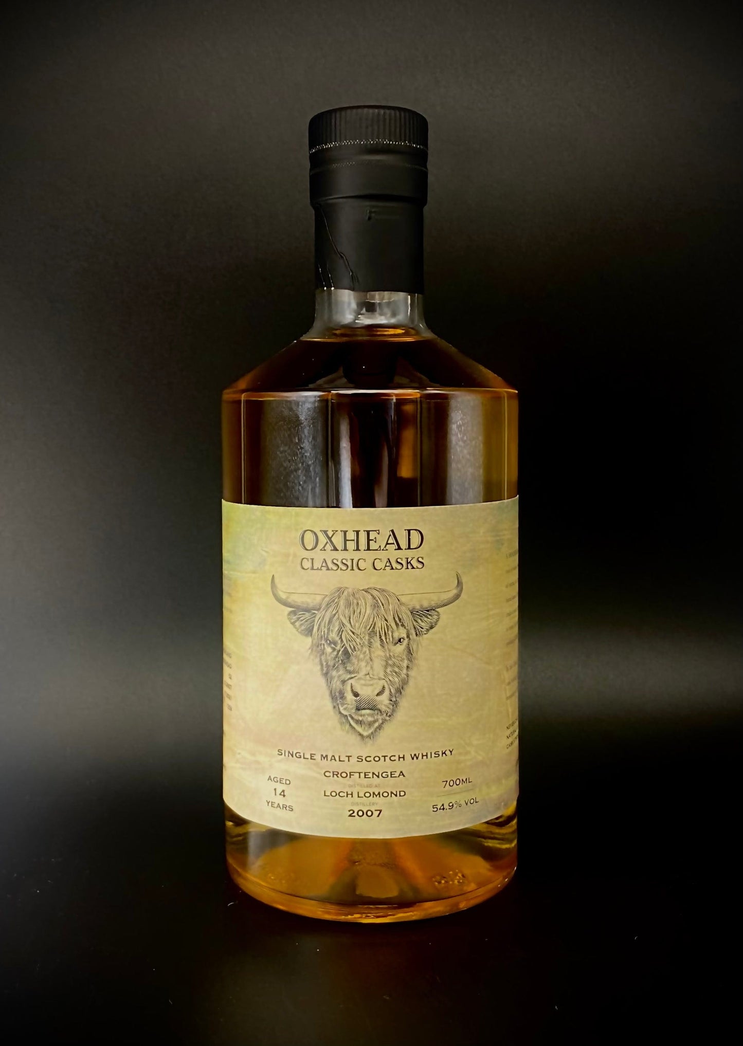 Horny Pony Croftengea (Loch Lomond) 14y/o Oxhead Whisky 54.9%ABV 30ml