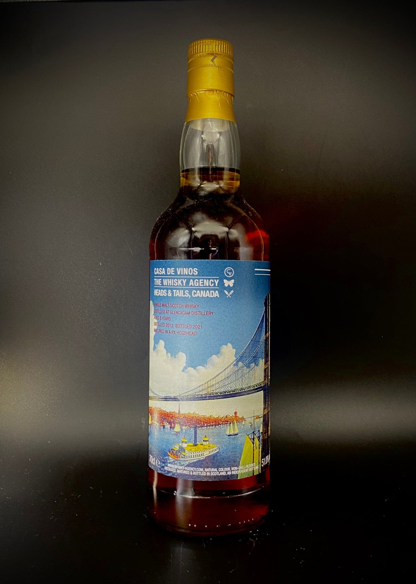 Horny Pony Glencadam 8y/o 2012 PX Cask Whisky Agency 51%ABV 30ml