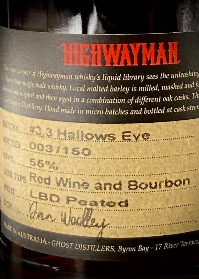 Horny Pony Highwayman 3.3 Hallows Eve 55%ABV 30ml