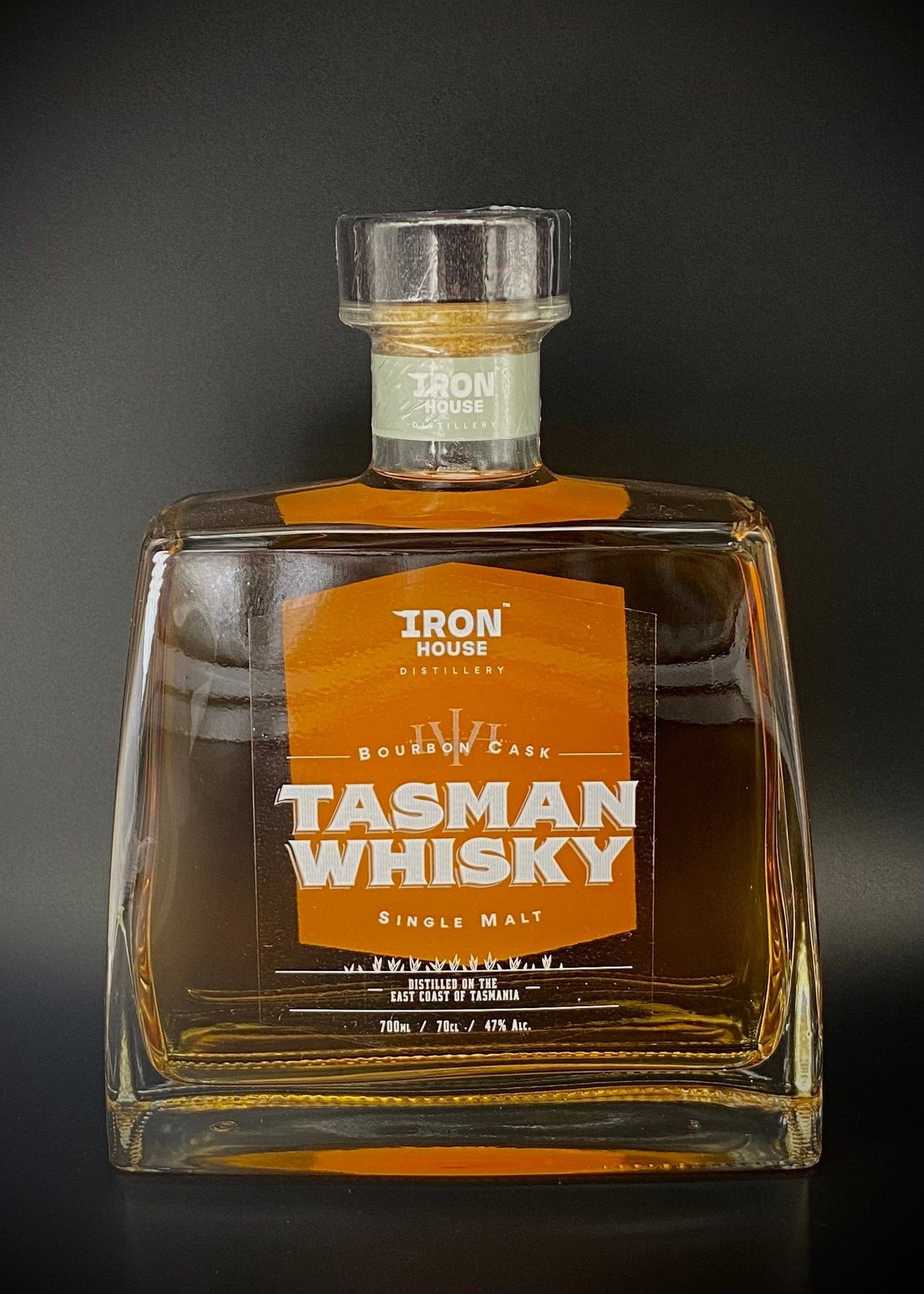 Horny Pony Ironhouse Tasman Whisky - Bourbon Cask 47%ABV - 30ml / 50ml