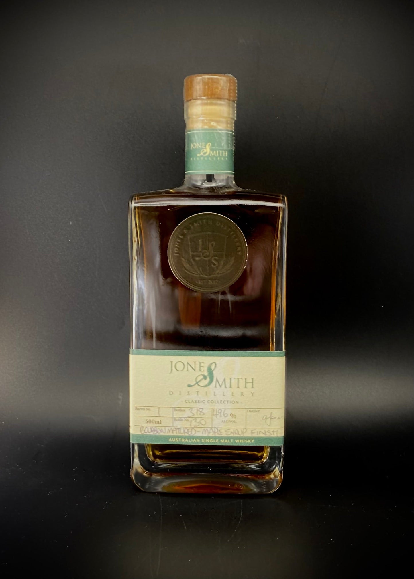 Horny Pony Jones & Smith Bourbon Cask and Maple Syrup Finish 49.6%ABV 30ml