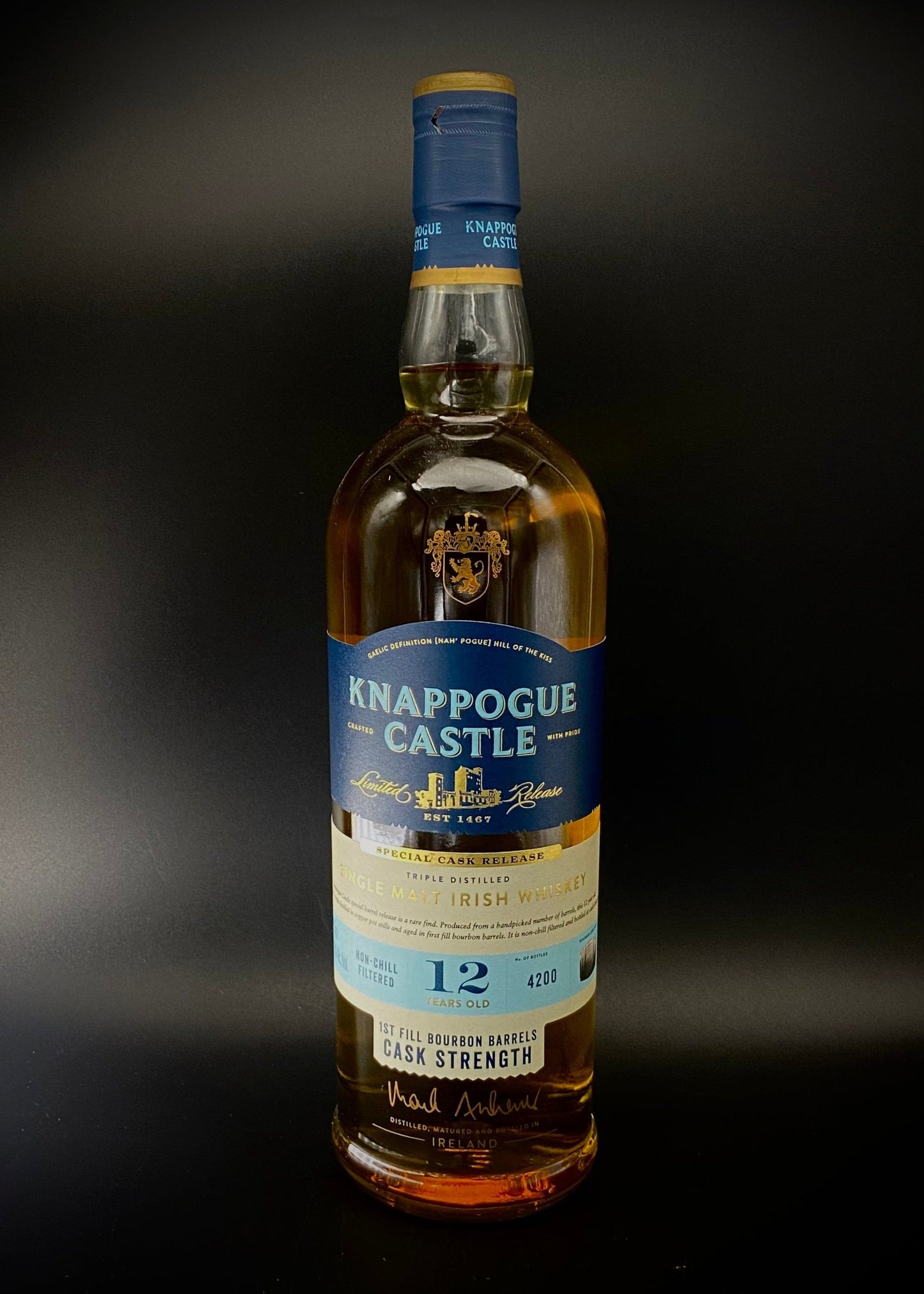Horny Pony Knappogue Castle 12y/o C.S. Limited Edition Irish Single Malt Whiskey 54.5%ABV 30ml